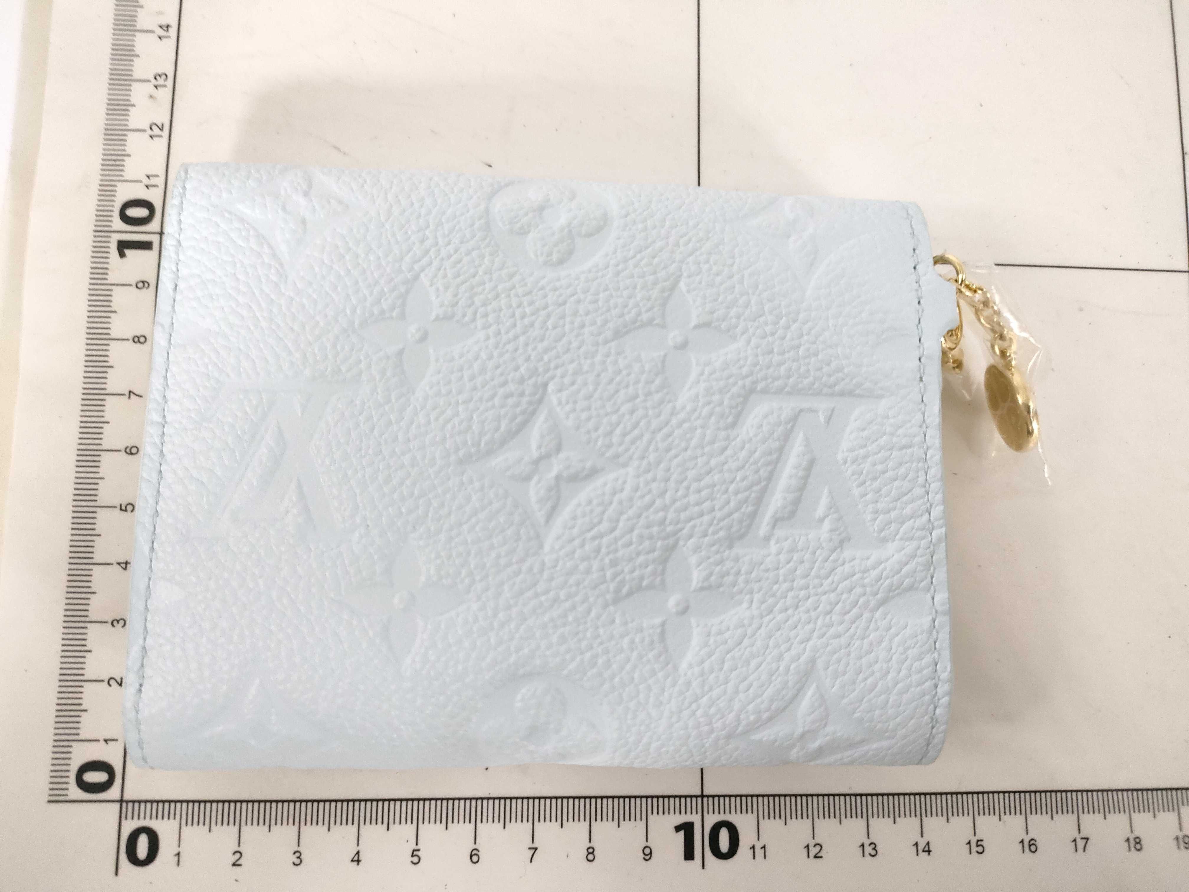 Monogram Empreinte Louis Vuitton Empreinte Portefeuille Victorine Japan Limited Sky Blue Wallet RFID Detector (VO8422) Wallet — view 2