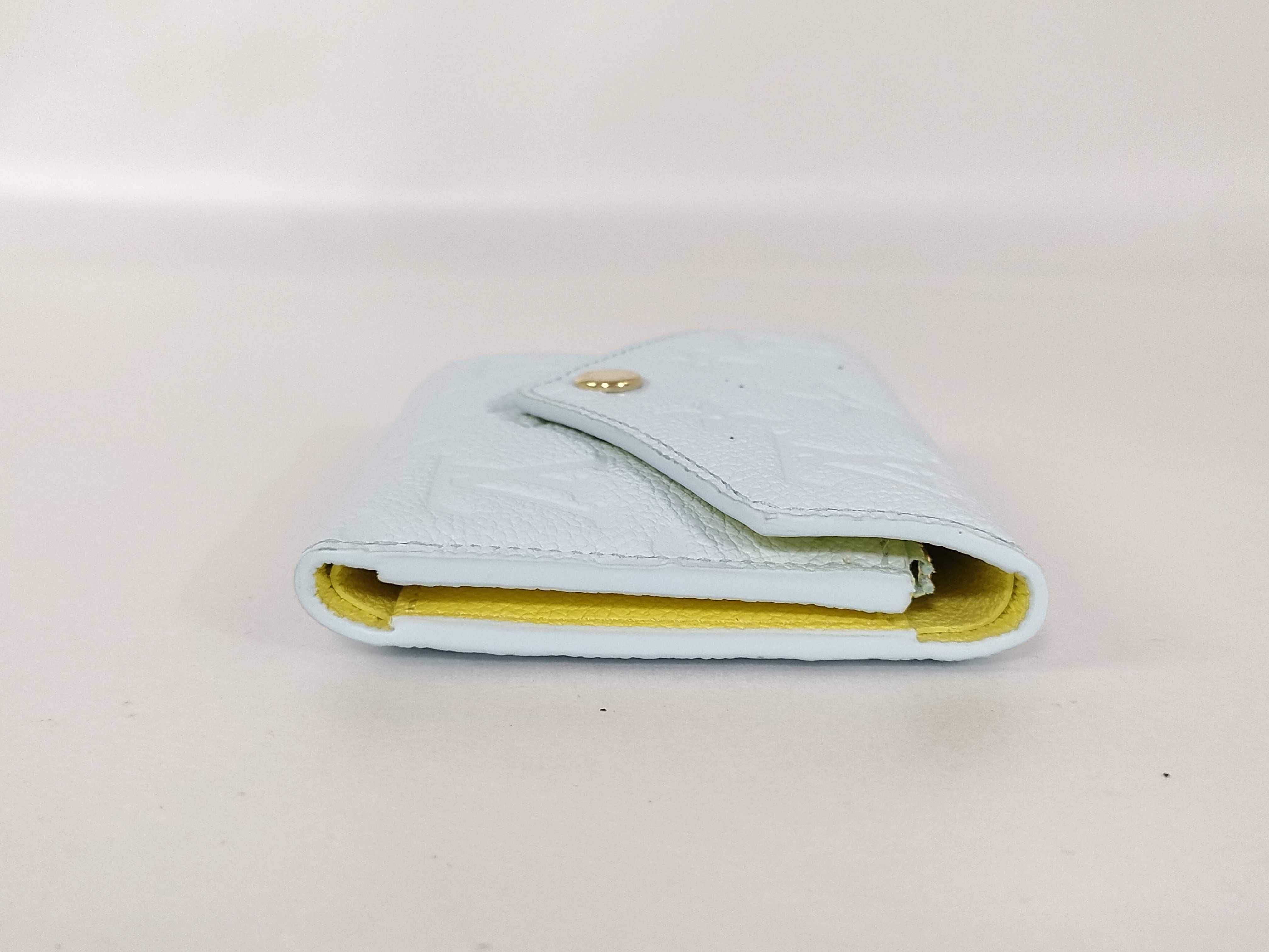 Monogram Empreinte Louis Vuitton Empreinte Portefeuille Victorine Japan Limited Sky Blue Wallet RFID Detector (VO8422) Wallet — view 4