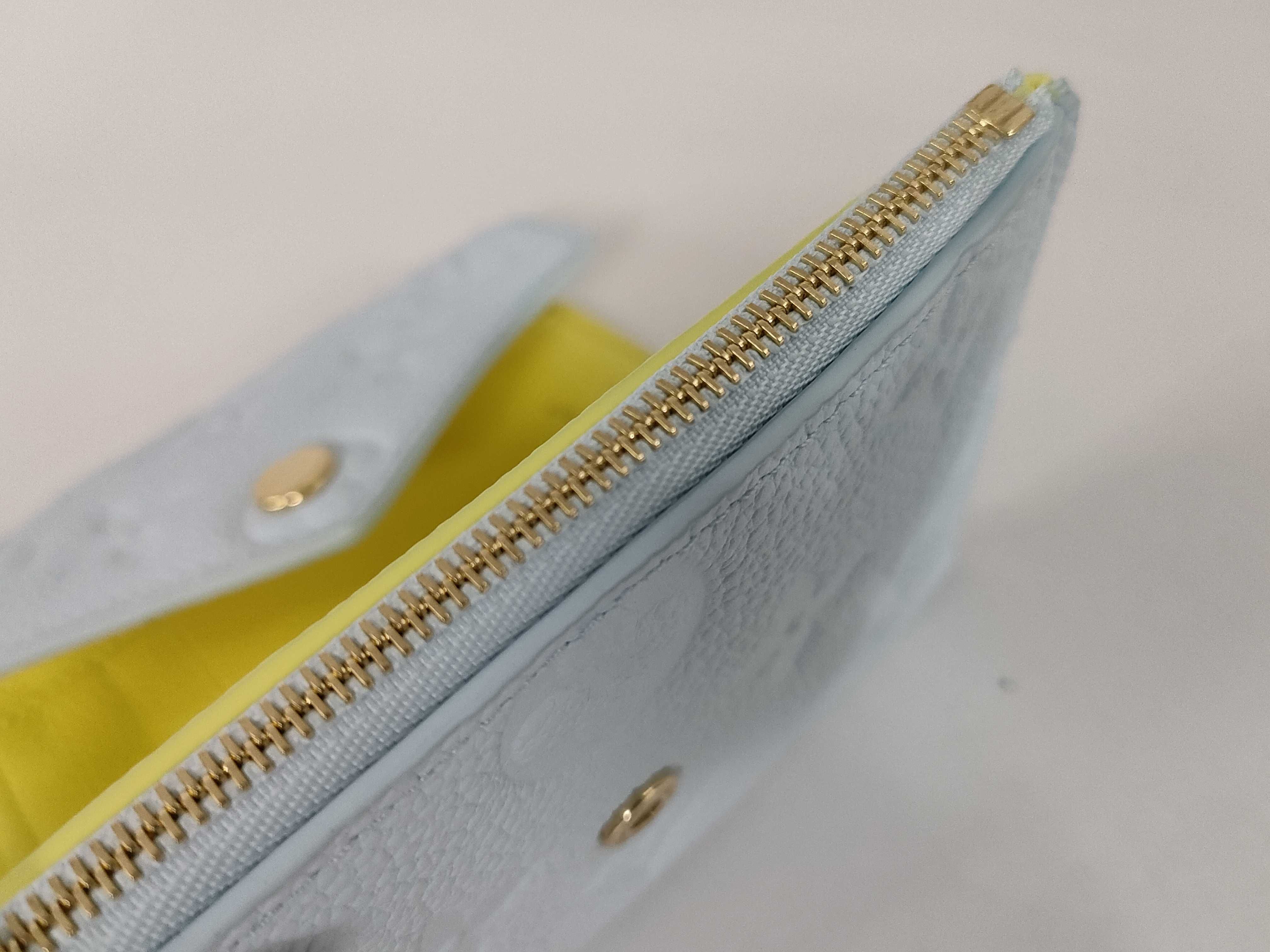 Monogram Empreinte Louis Vuitton Empreinte Portefeuille Victorine Japan Limited Sky Blue Wallet RFID Detector (VO8422) Wallet — view 8