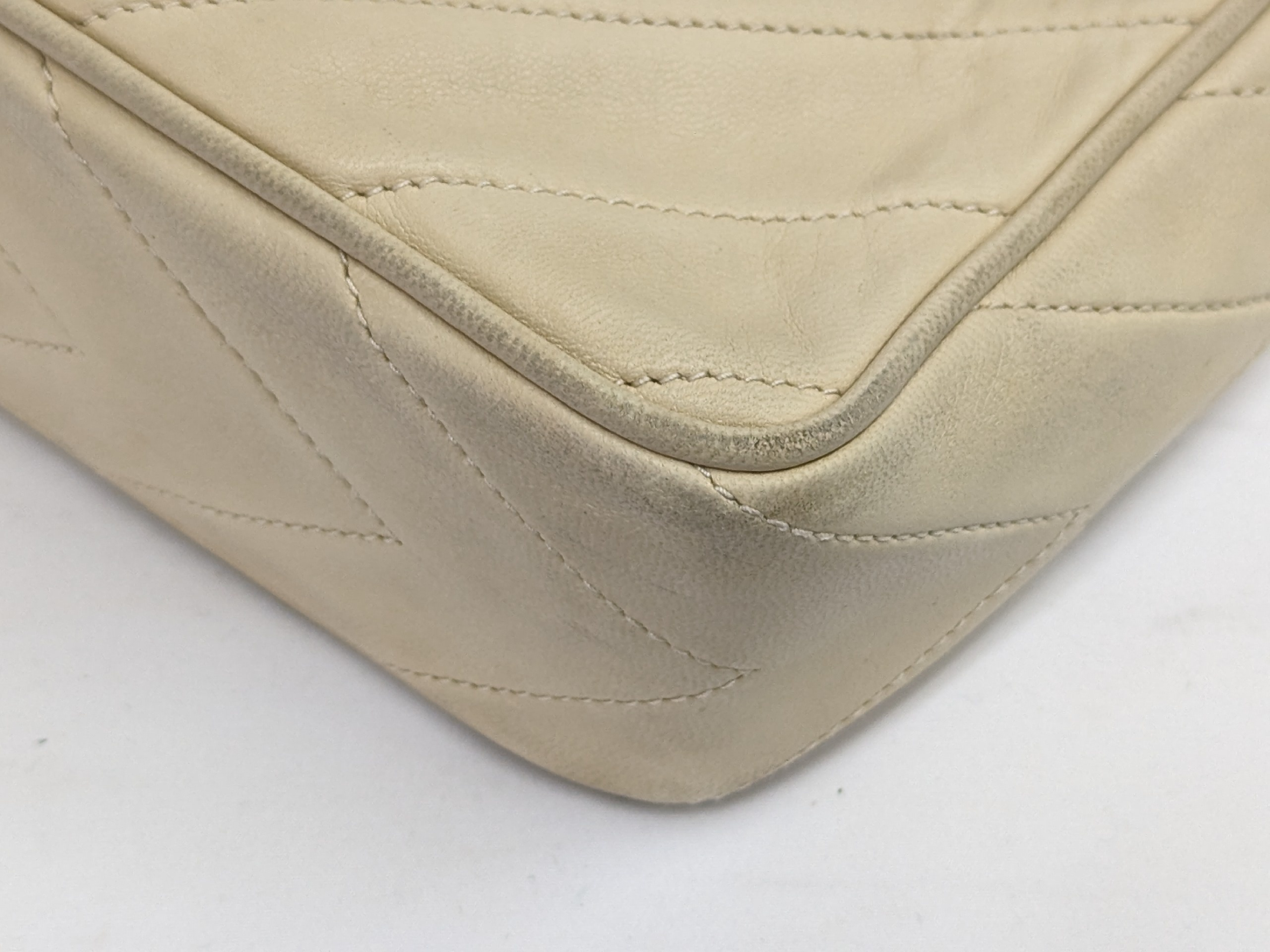 Lambskin Fringe Chain Shoulder Bag — view 4