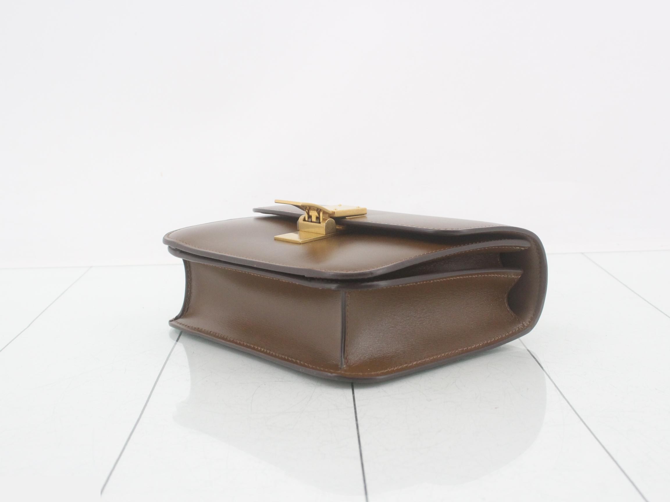 Classic Box Small Shoulder Bag, W: approx. 17cm, Brown — view 6
