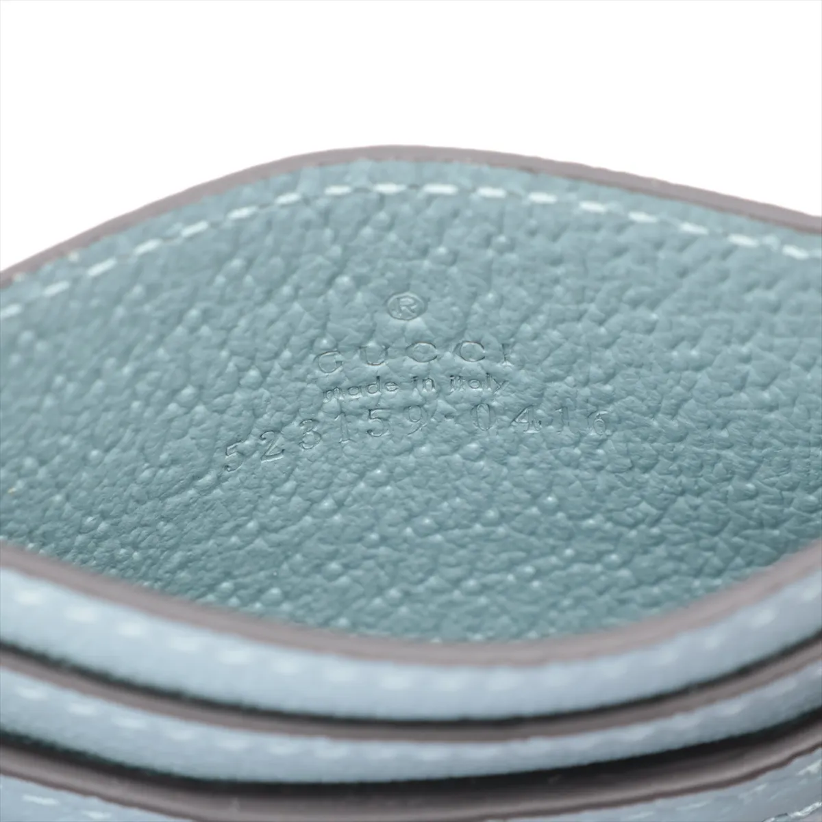 GG Supreme Ophidia 523159 PVC x Leather Card Case Blue — view 8