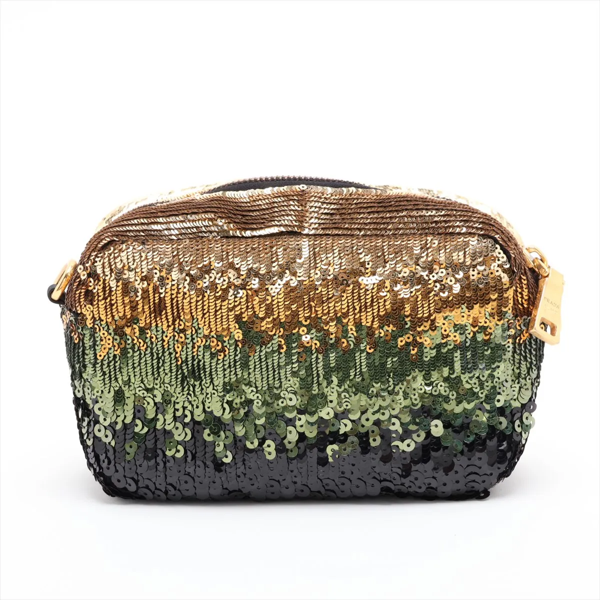 Sequin x Leather 2-Way Shoulder Bag, Multicolor — view 2