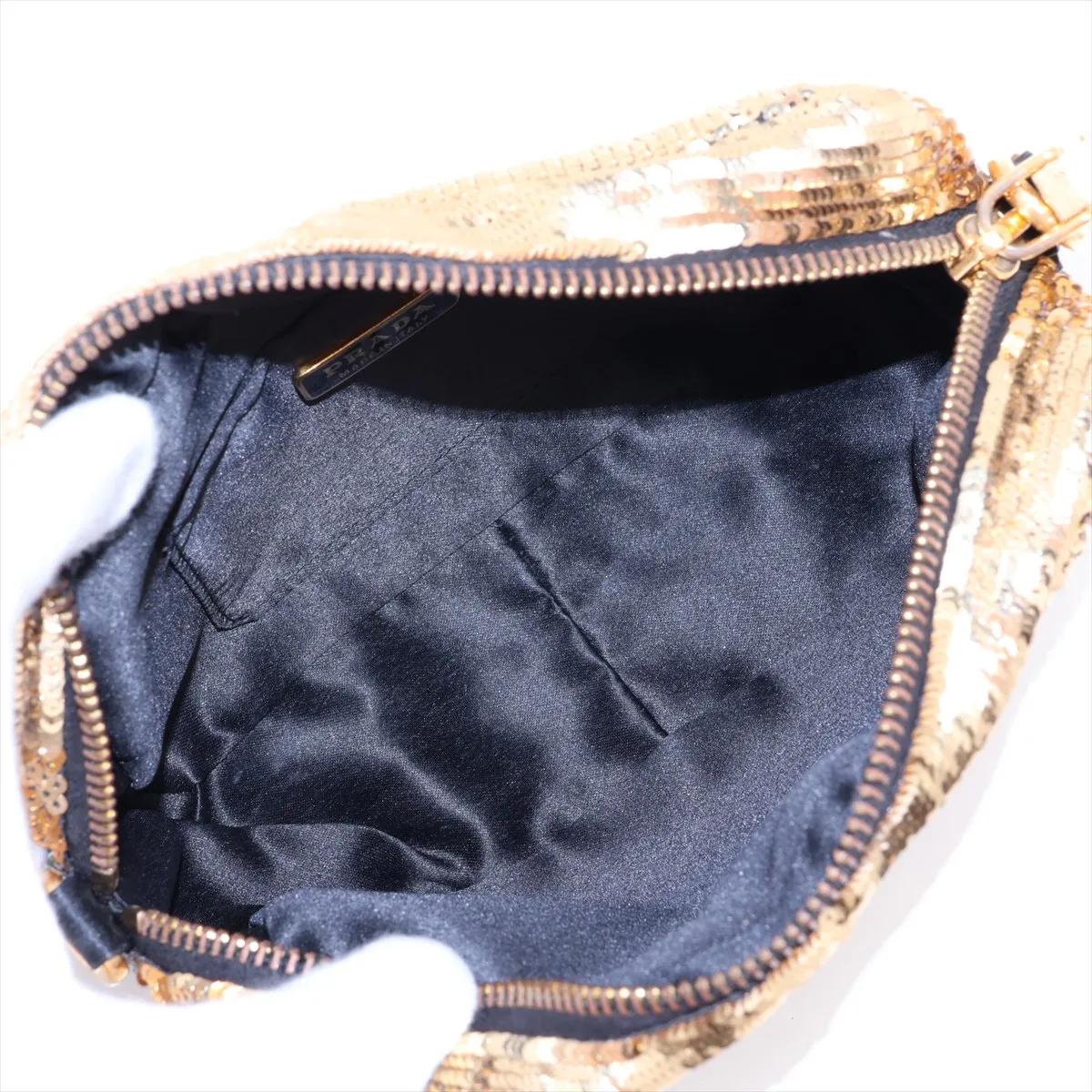 Sequin x Leather 2-Way Shoulder Bag, Multicolor — view 6