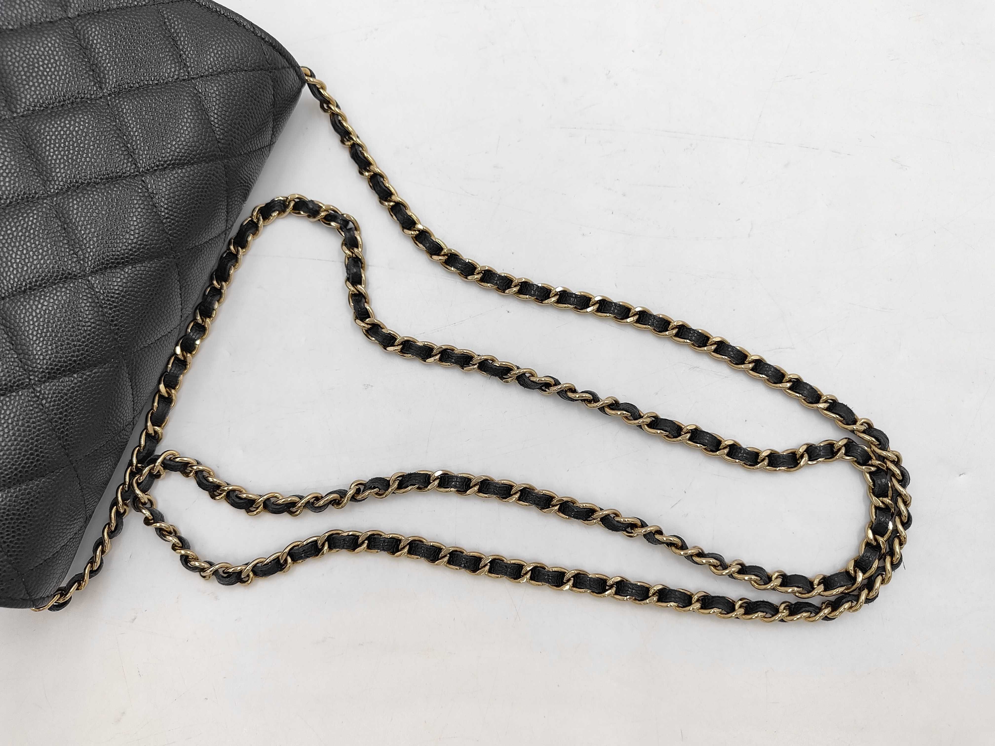 WOC Black Quilted Calfskin Chip Shoulder Bag — view 3