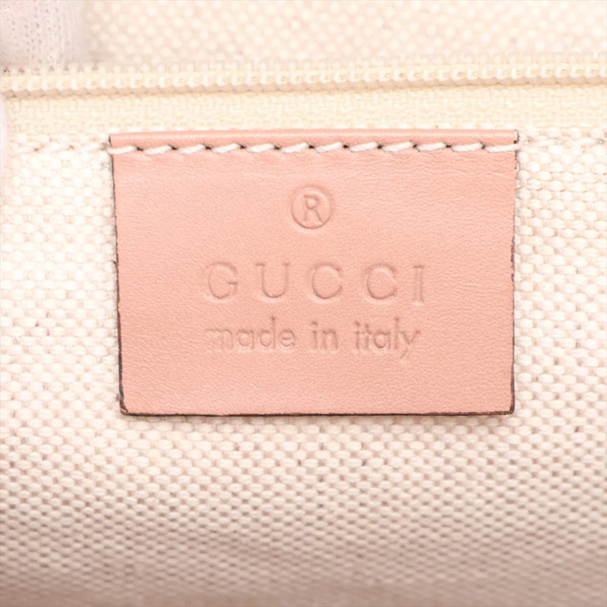 Diamante Sukey 211944 Canvas x Leather Handbag Beige x Pink — view 9