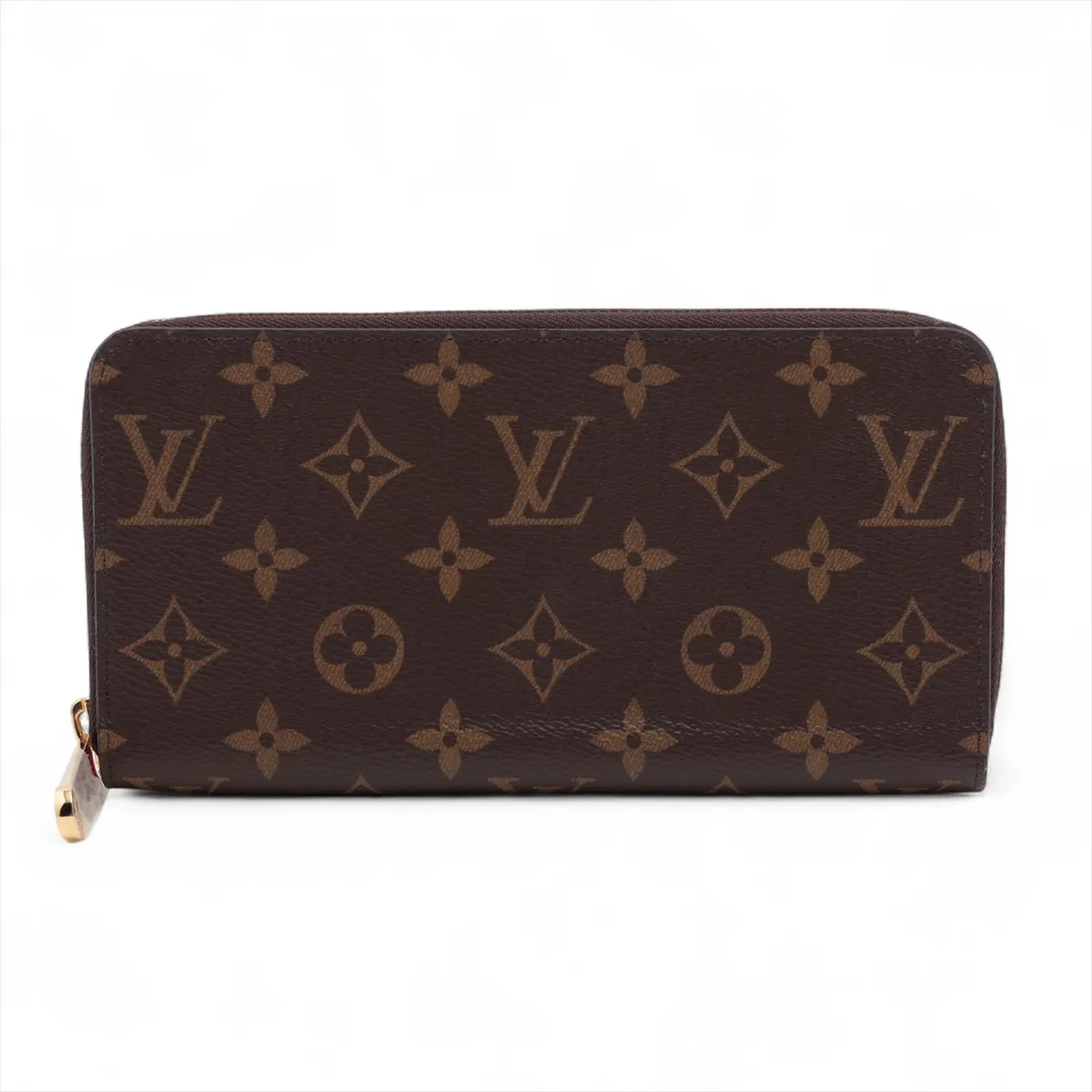 Monogram Zippy Wallet M41896 Coquelicot Round Zip Wallet (RFID detected)