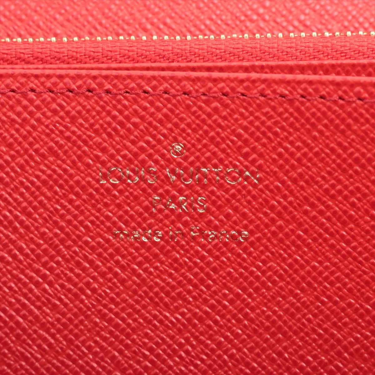 Monogram Zippy Wallet M41896 Coquelicot Round Zip Wallet (RFID detected) — view 11