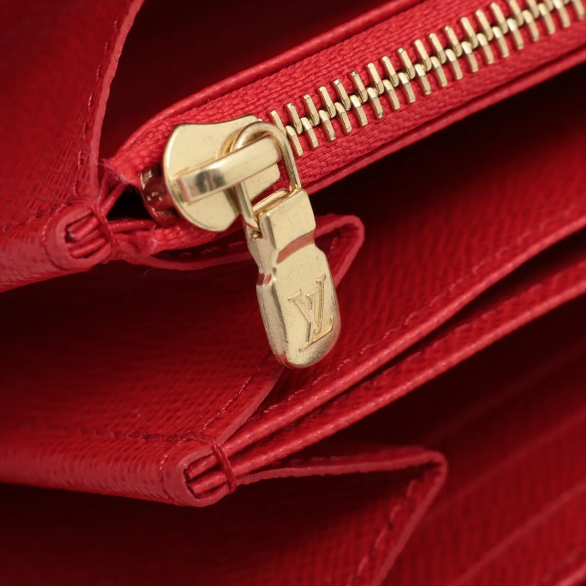 Monogram Zippy Wallet M41896 Coquelicot Round Zip Wallet (RFID detected) — view 12