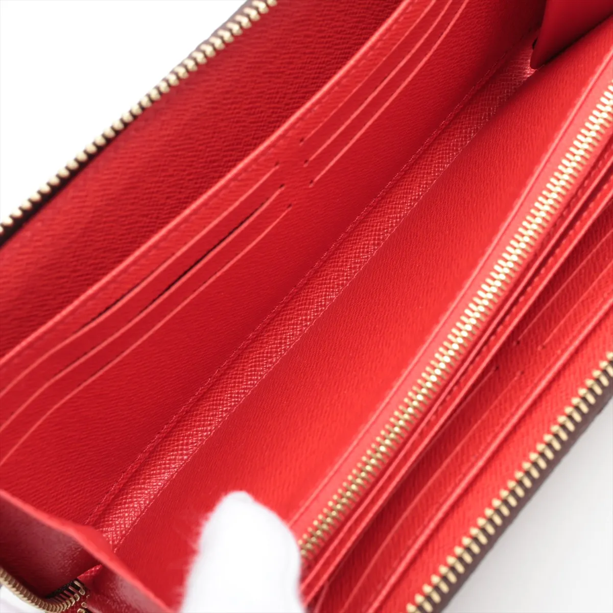 Monogram Zippy Wallet M41896 Coquelicot Round Zip Wallet (RFID detected) — view 5
