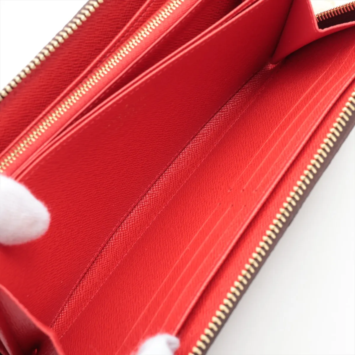 Monogram Zippy Wallet M41896 Coquelicot Round Zip Wallet (RFID detected) — view 8