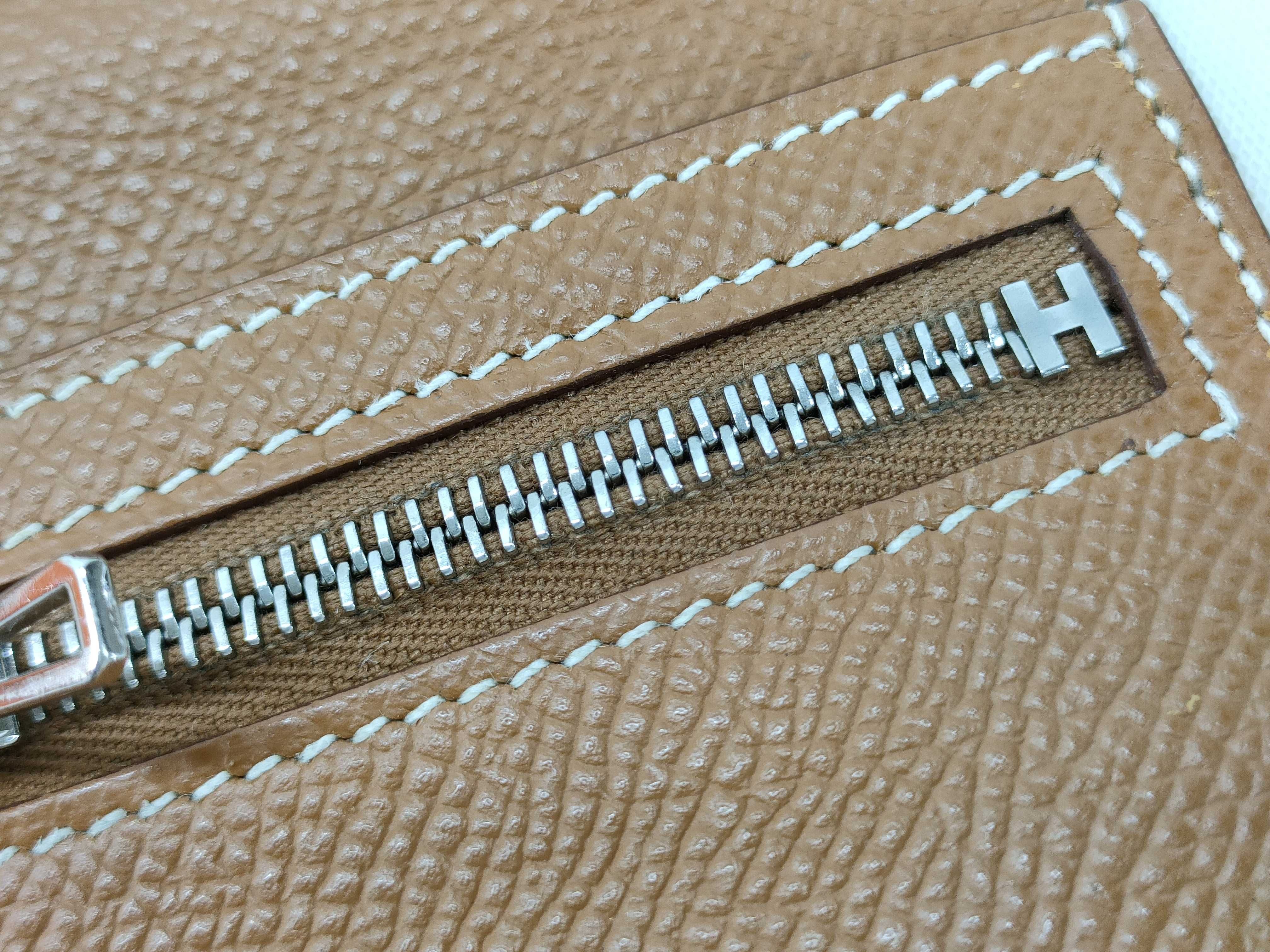 Bearn, Hermes Bearn Soufflé, Stamp D, Box, Wallet — view 14