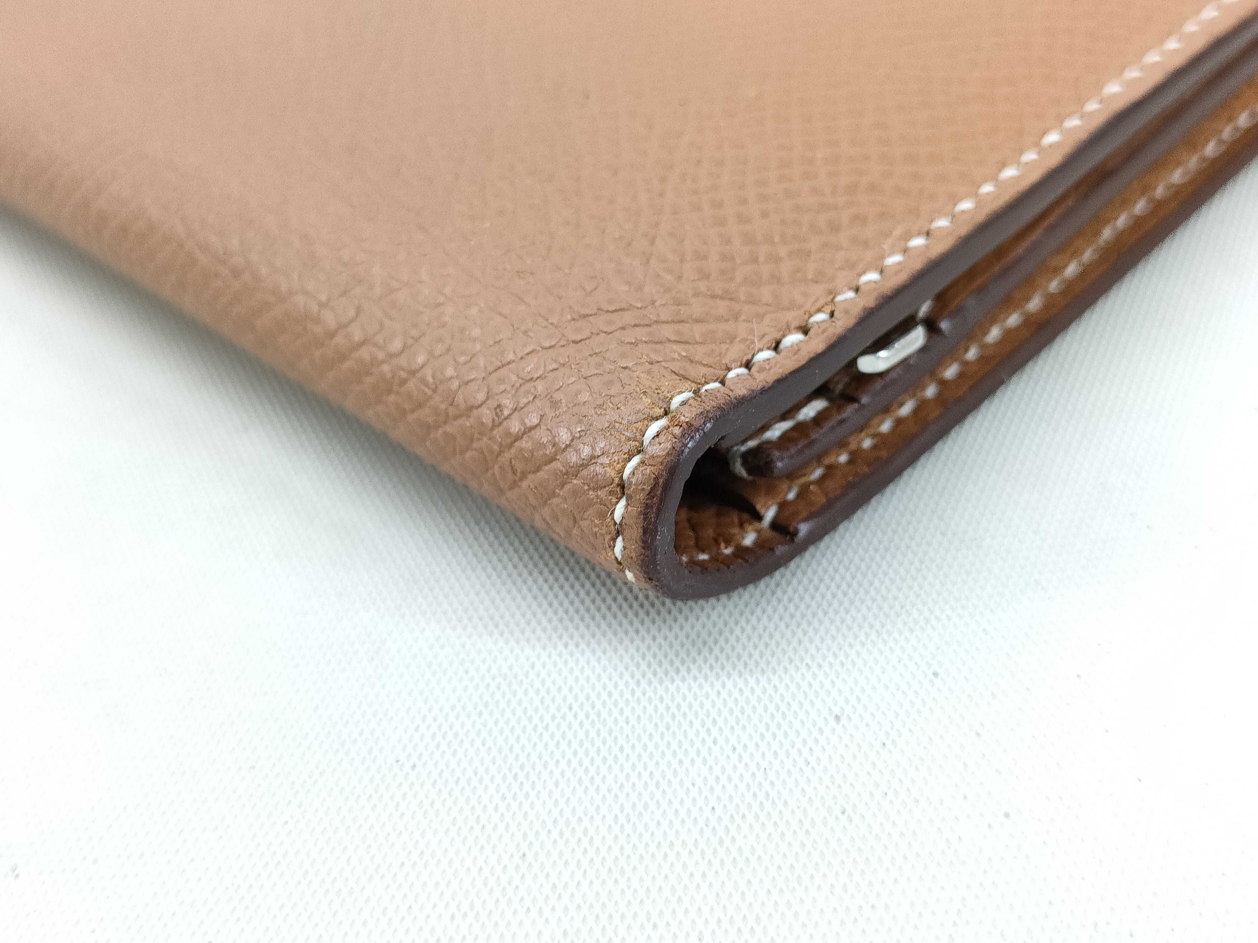 Bearn, Hermes Bearn Soufflé, Stamp D, Box, Wallet — view 3