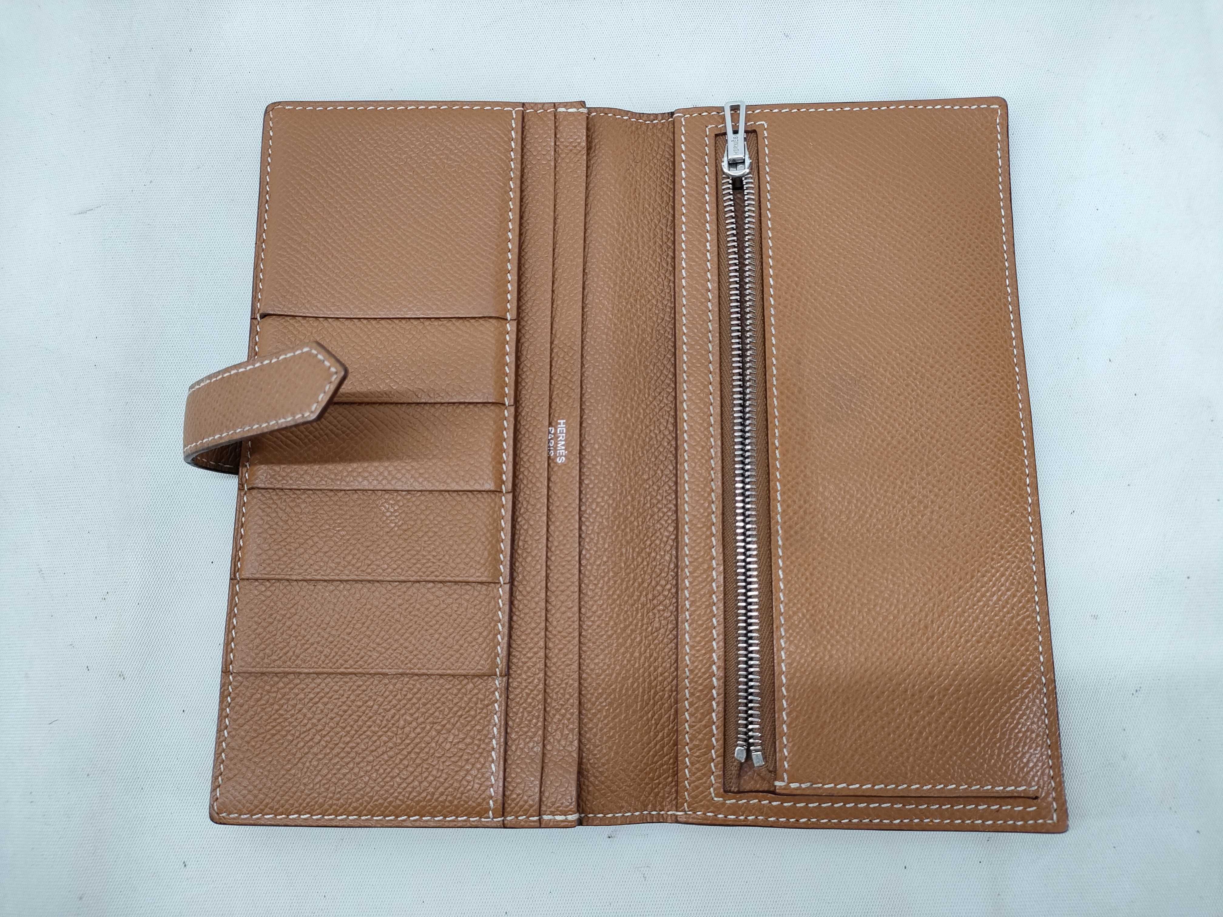 Bearn, Hermes Bearn Soufflé, Stamp D, Box, Wallet — view 7