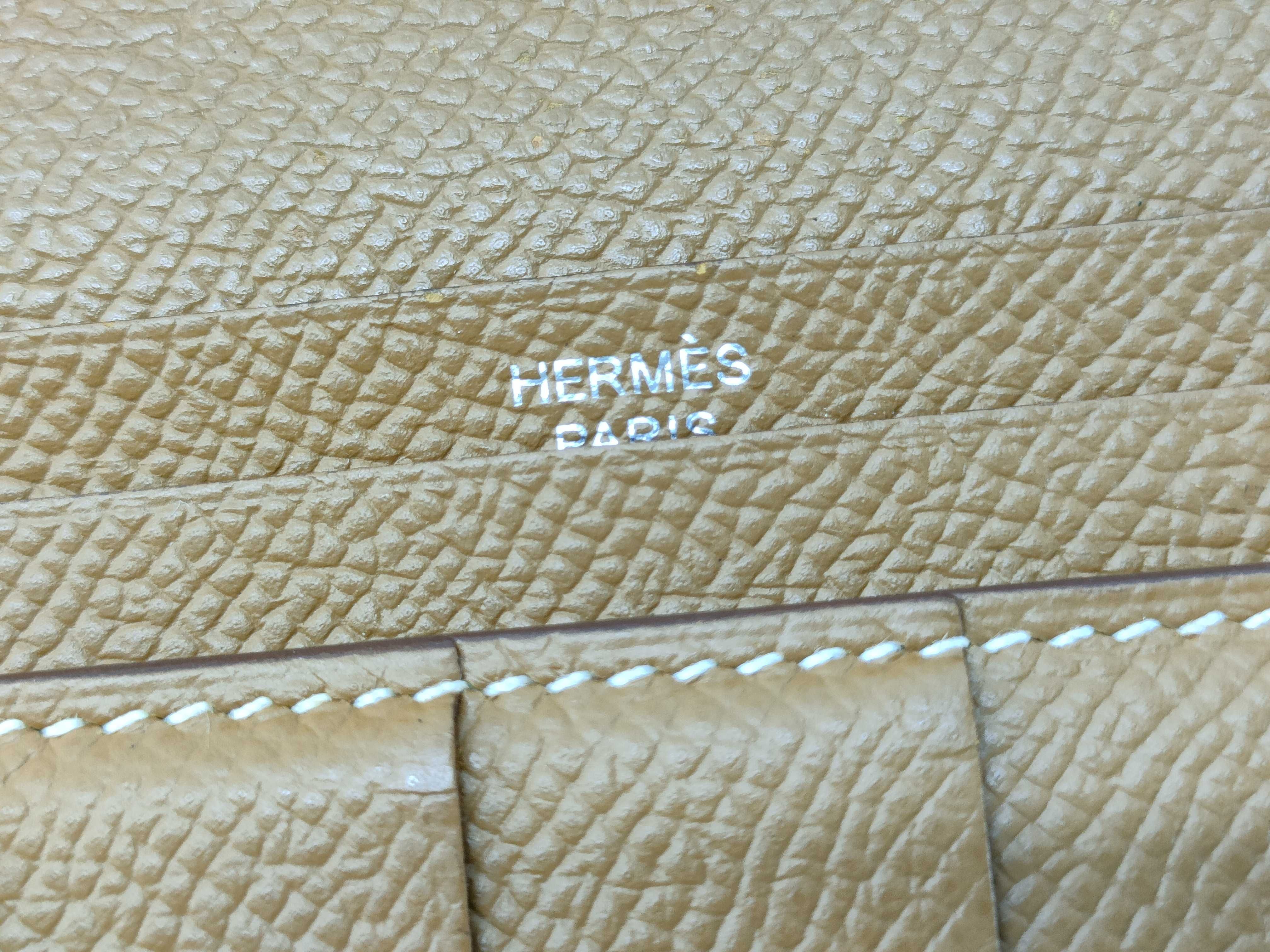 Bearn, Hermes Bearn Soufflé, Stamp D, Box, Wallet — view 8