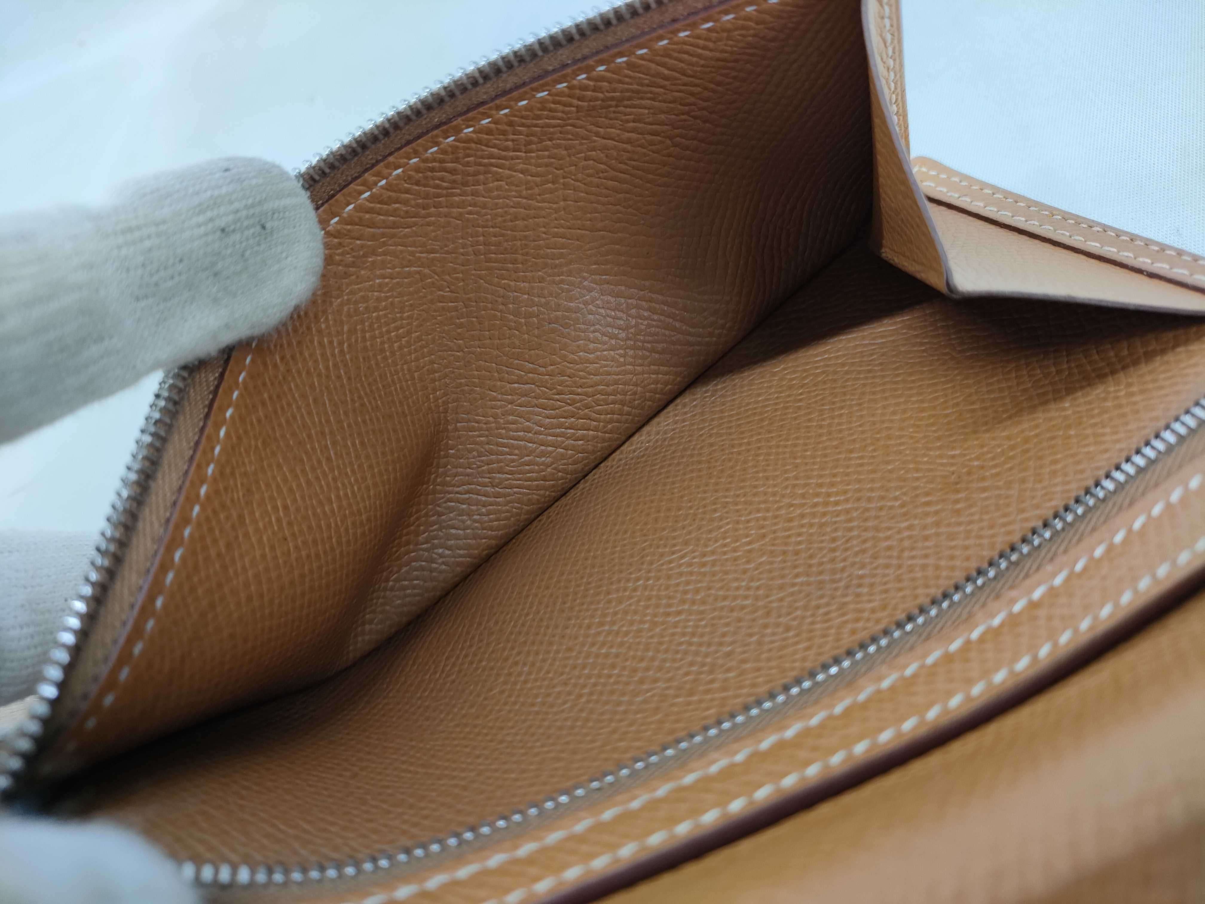 Bearn, Hermes Bearn Soufflé, Stamp D, Box, Wallet — view 9