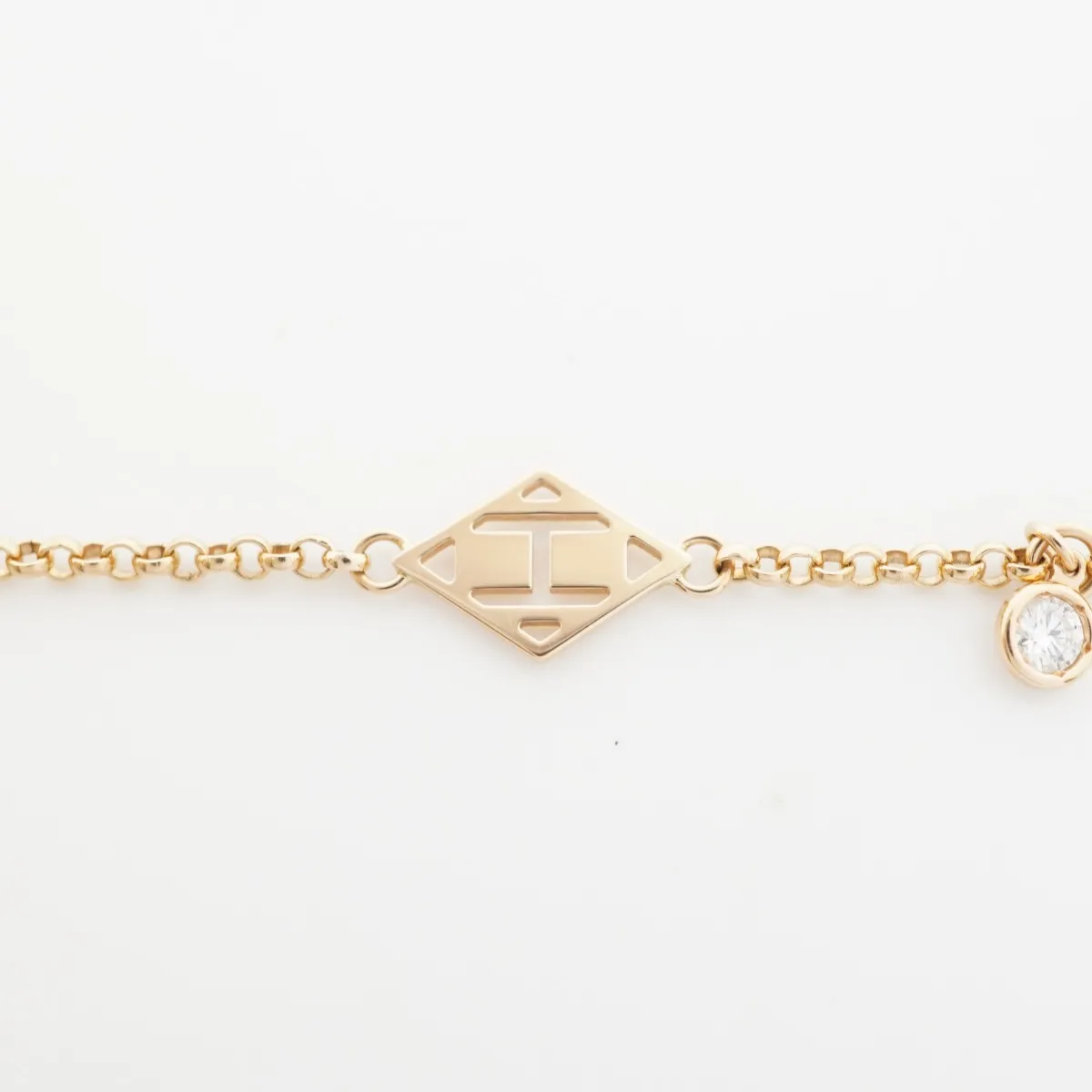 Gambard Diamond Bracelet 750 (PG) 4.6g 18V099650 (Scratches) — view 2
