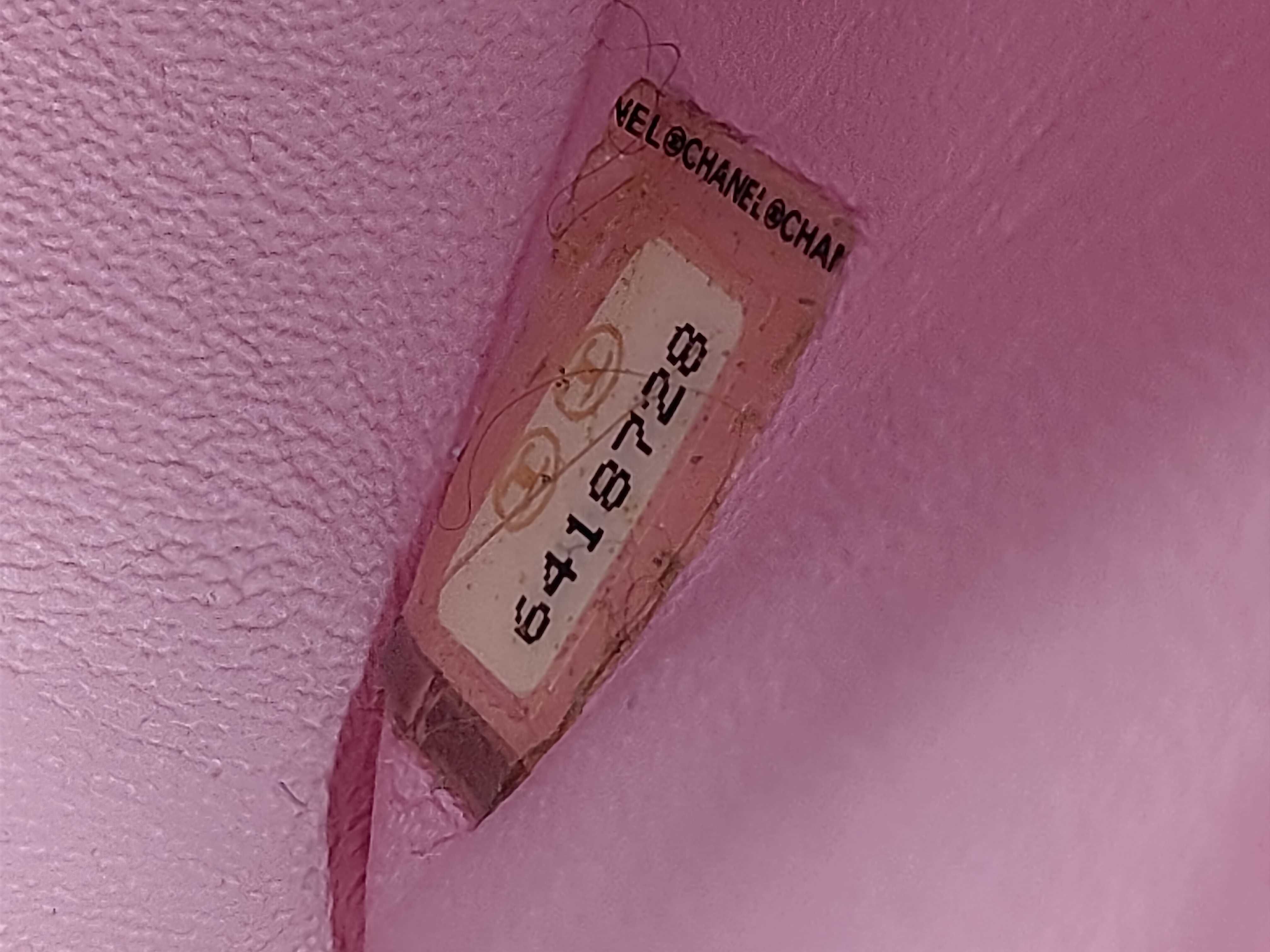 Matelassé Cotton Double Flap Pink Shoulder Bag — view 13