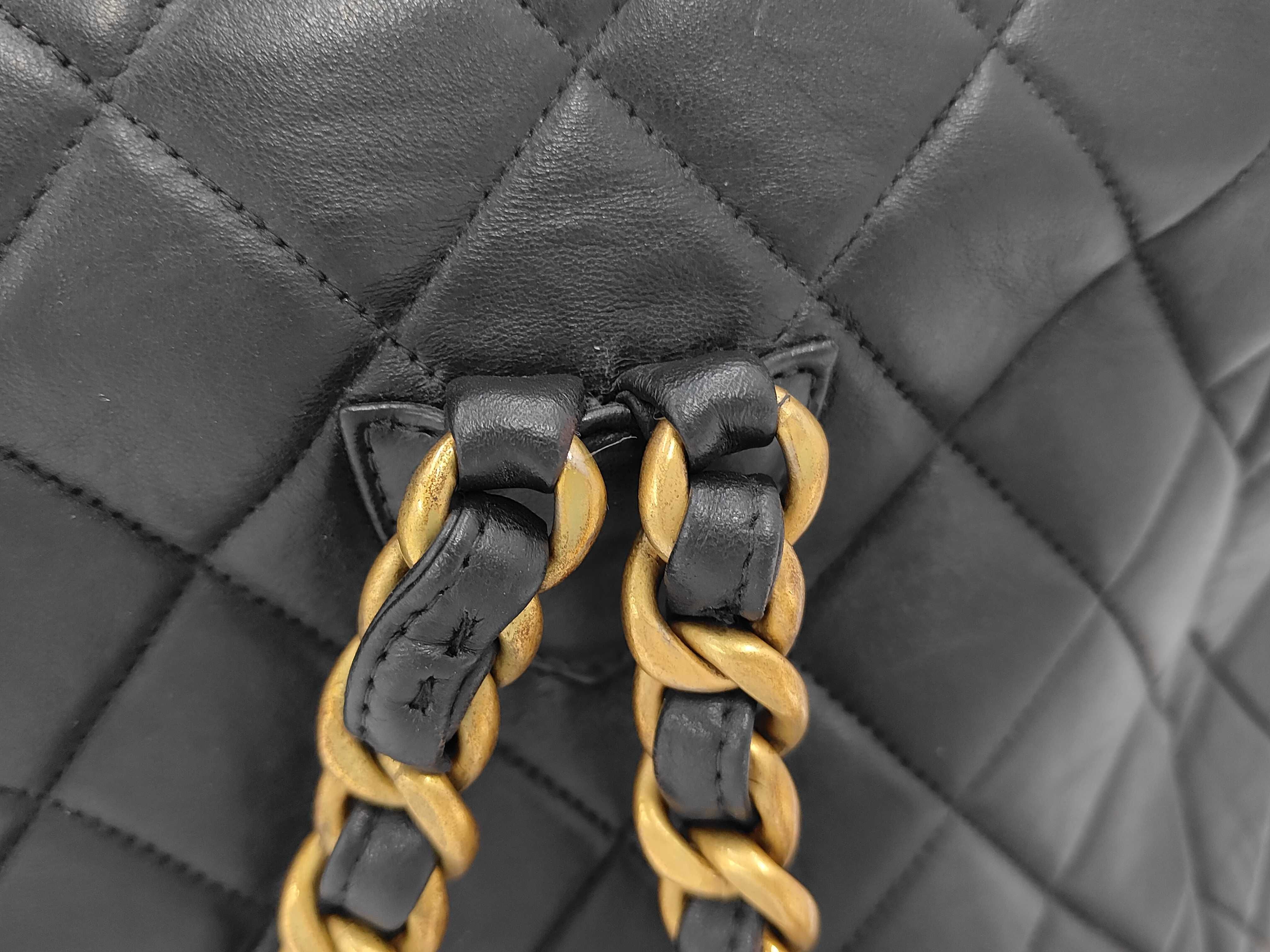 BAG LAMBSKIN VINTAGE BACKPACK BLACK GHW (NO HOLO/CARD) Backpack — view 3