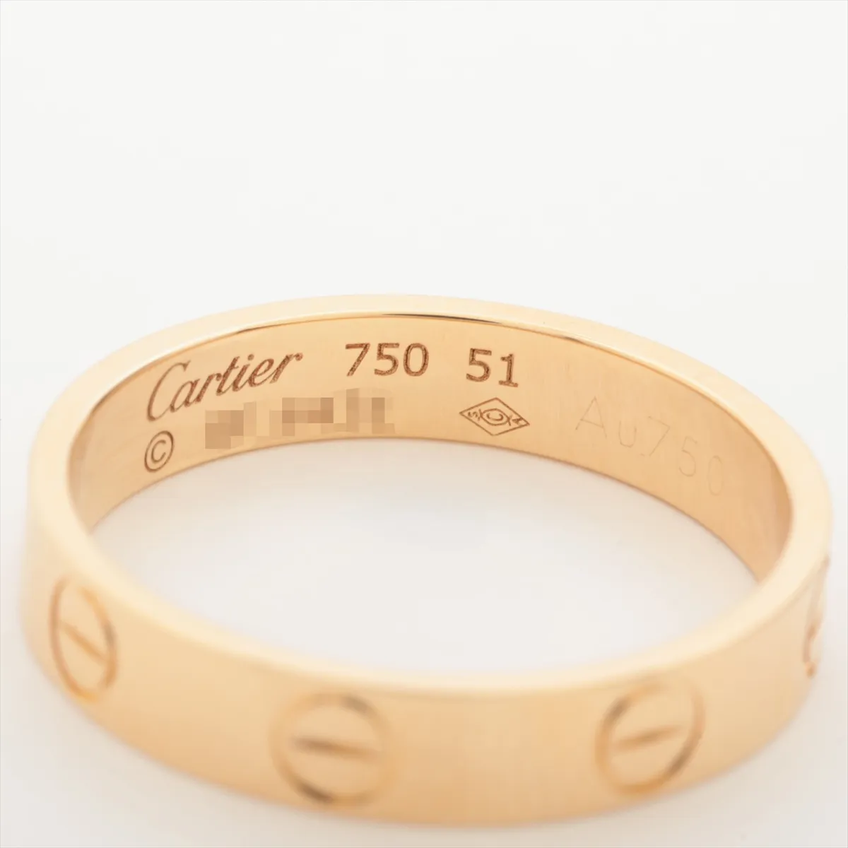 Mini Love Ring 750 (Yellow Gold) 2.9g Size 51 SF4431 — view 3