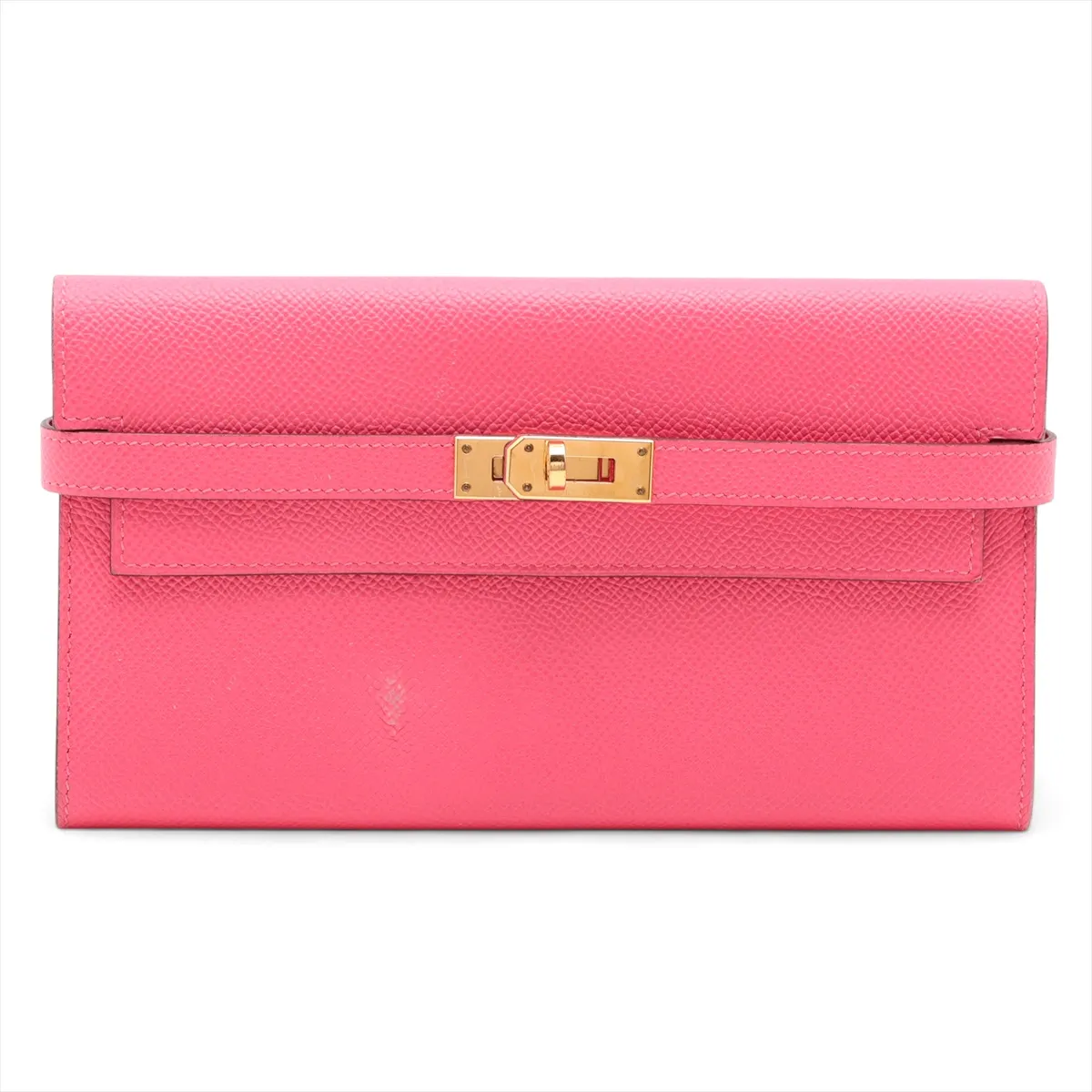 Kelly Wallet, Veau Epsom Leather, Long Wallet, Pink, Gold Hardware, X: 2016