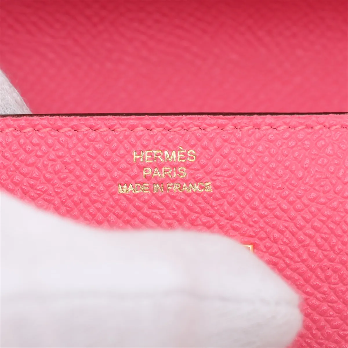 Kelly Wallet, Veau Epsom Leather, Long Wallet, Pink, Gold Hardware, X: 2016 — view 8