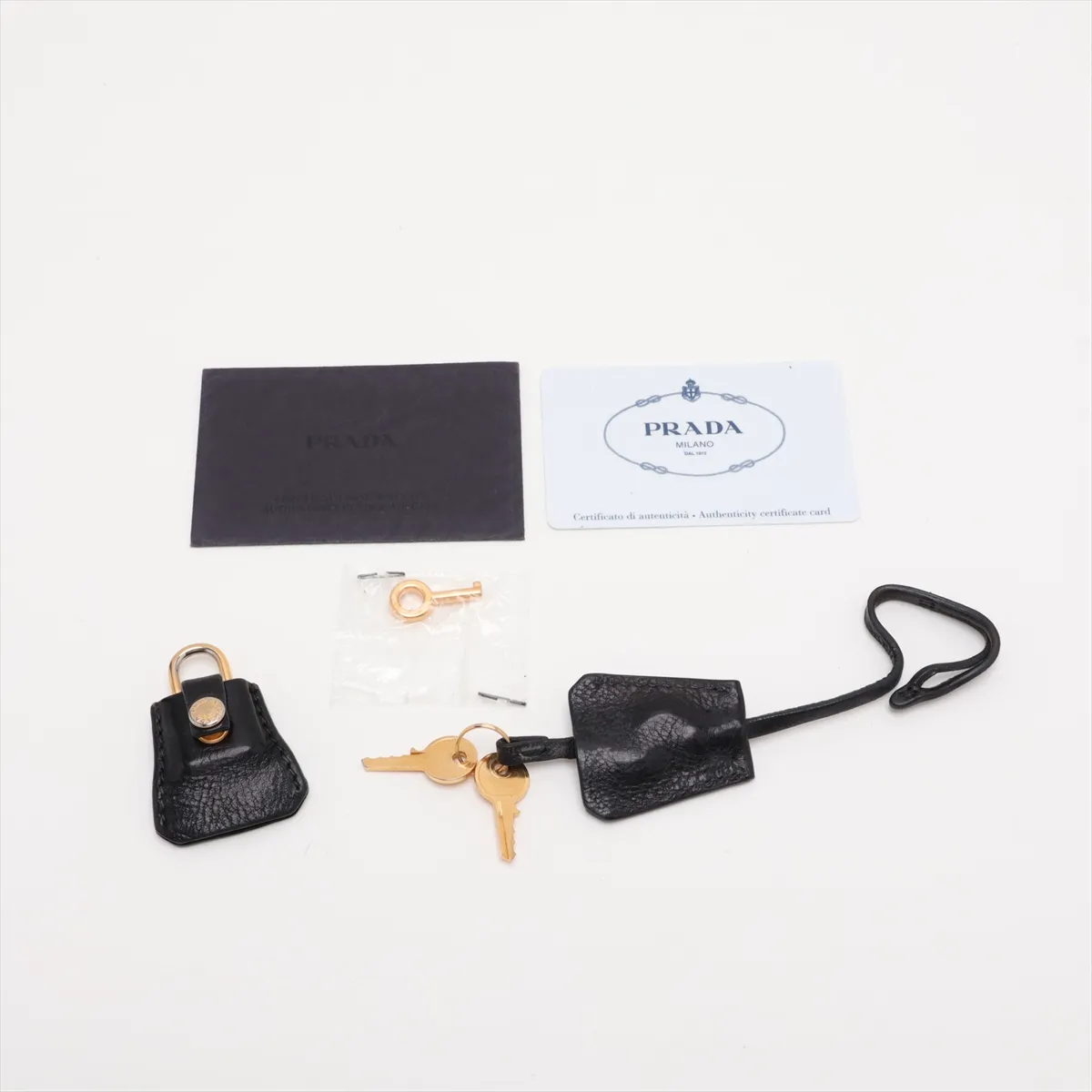 Leather Chain Shoulder Bag, Black BR4575 — view 13