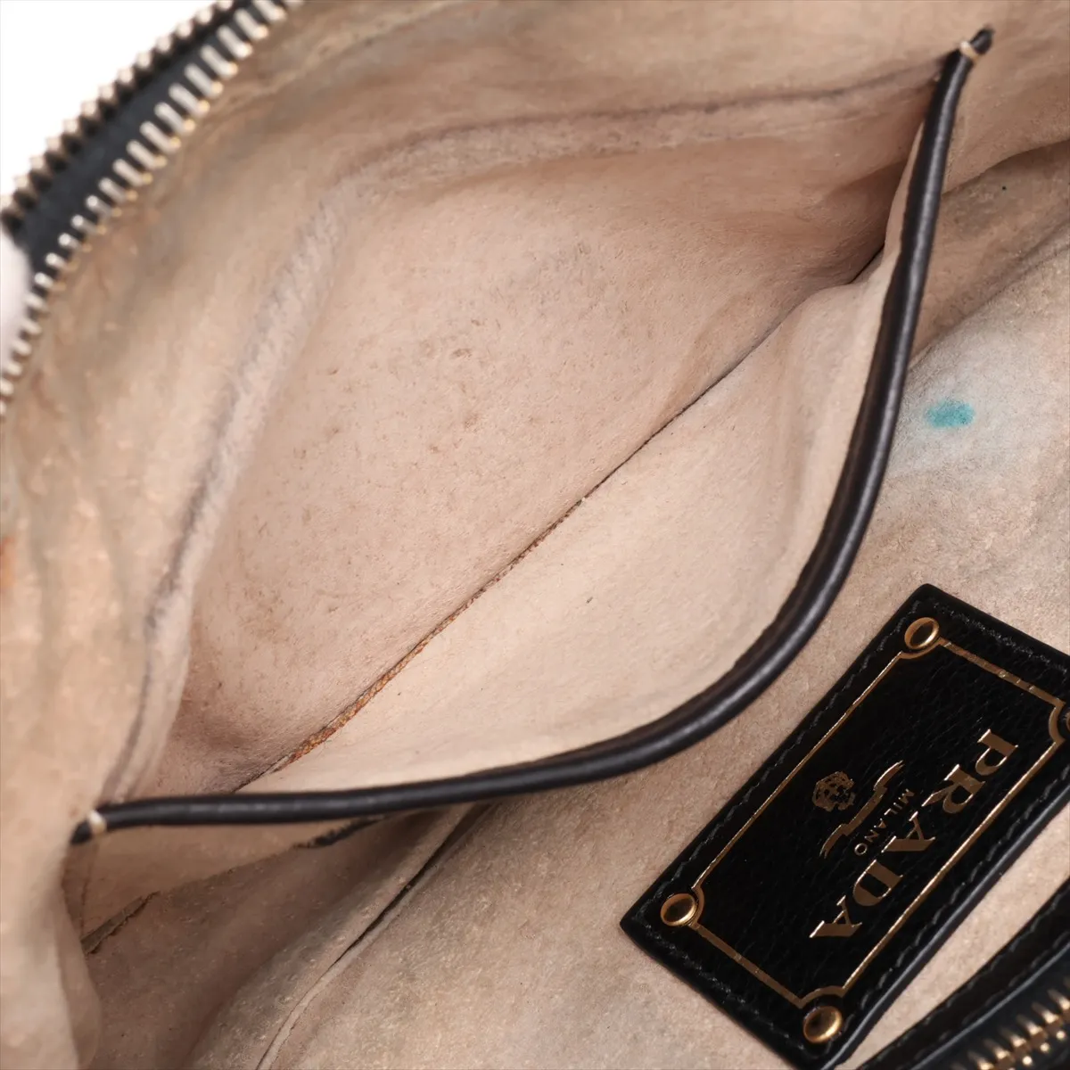 Leather Chain Shoulder Bag, Black BR4575 — view 9