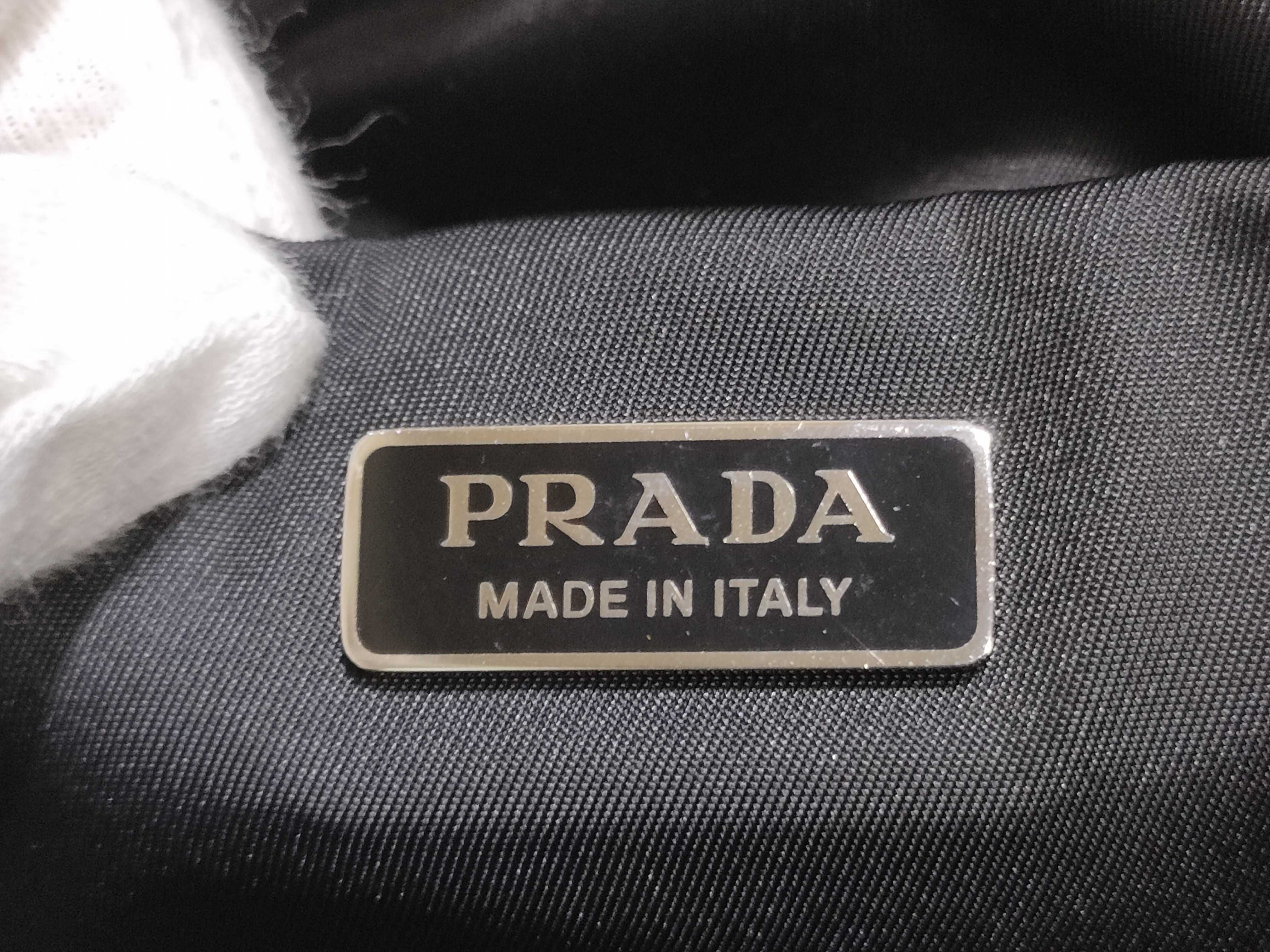 Nylon Tote Bag 1BA257 Black Handbag — view 11