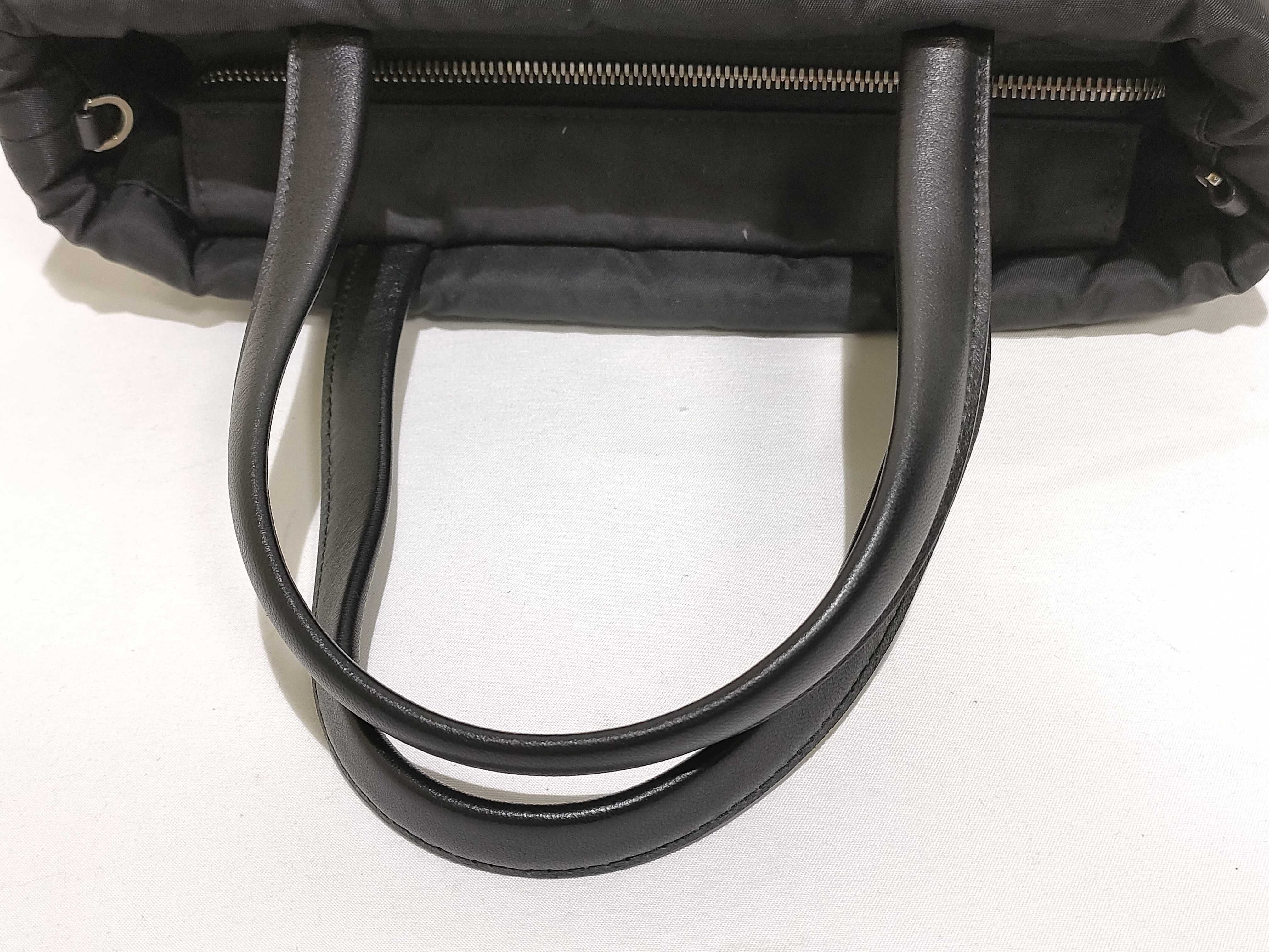 Nylon Tote Bag 1BA257 Black Handbag — view 3