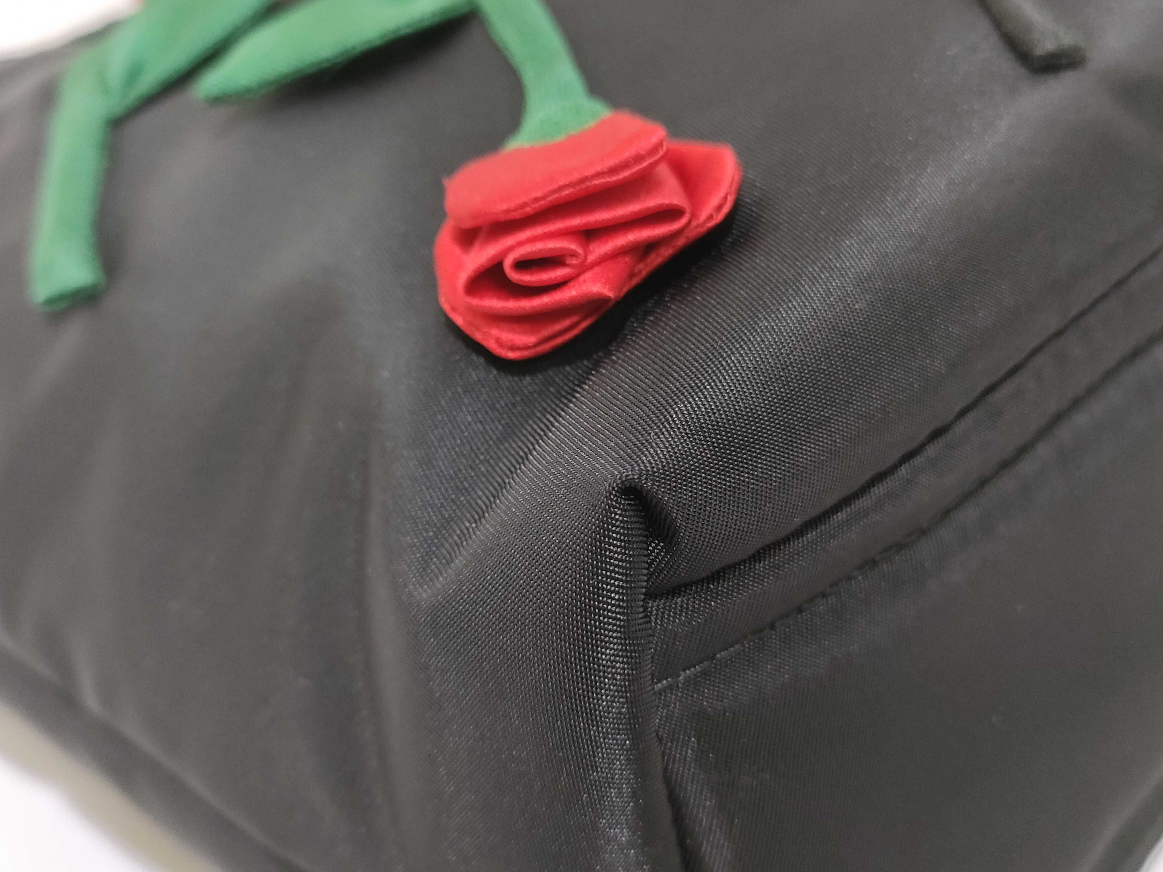 Nylon Tote Bag 1BA257 Black Handbag — view 6