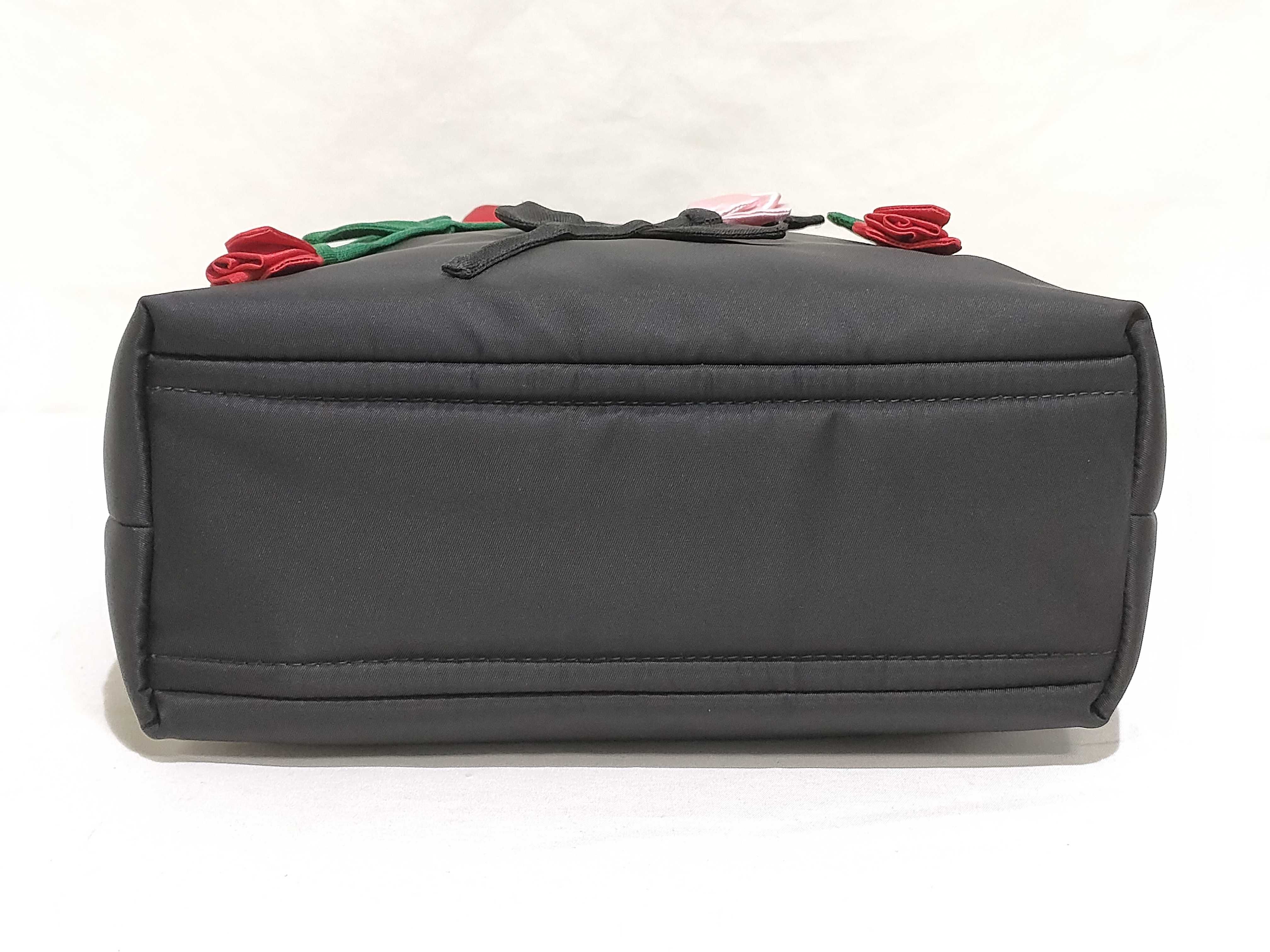 Nylon Tote Bag 1BA257 Black Handbag — view 7