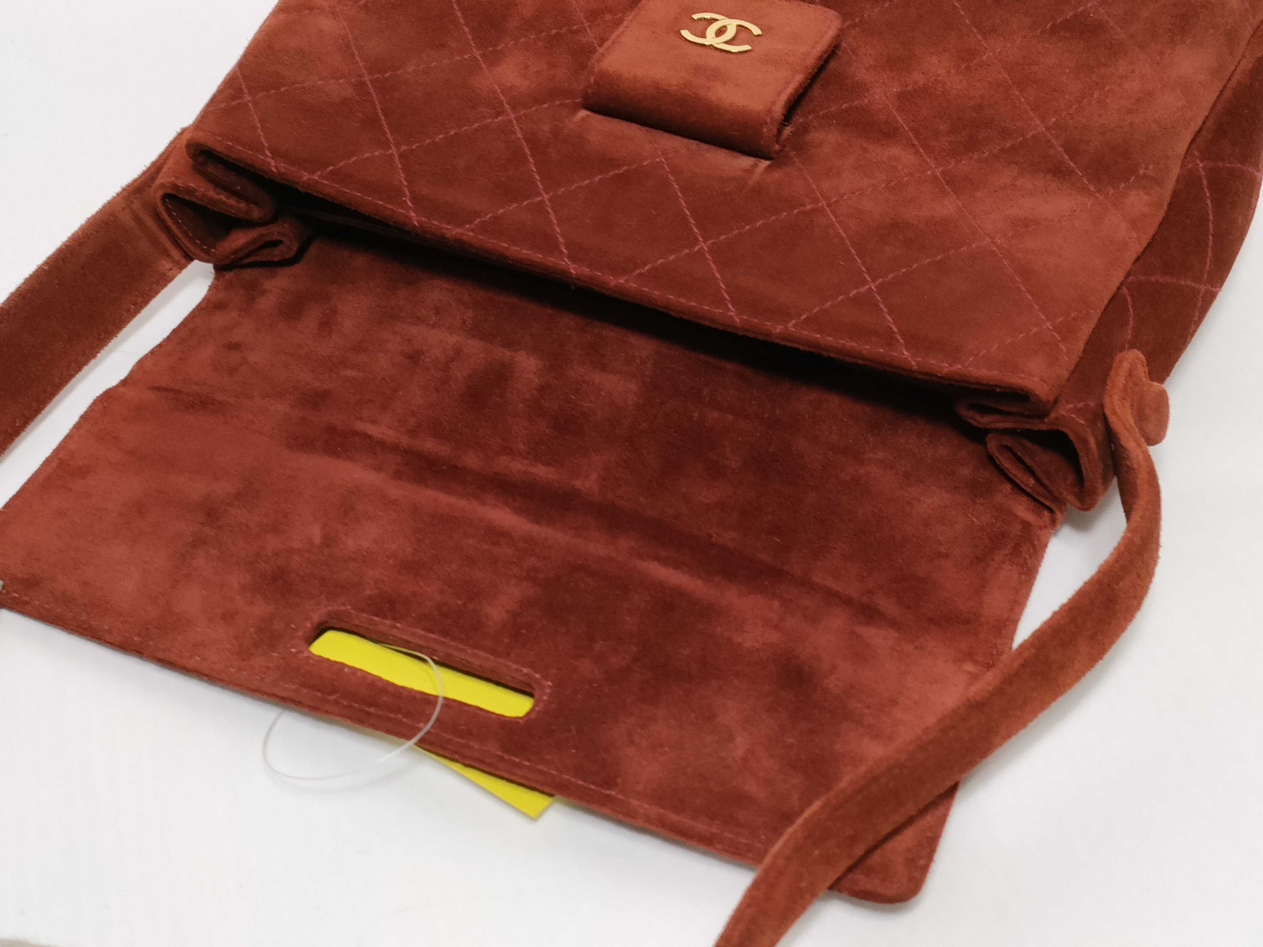 Matelassé Suede Shoulder Bag (Series 5) — view 10