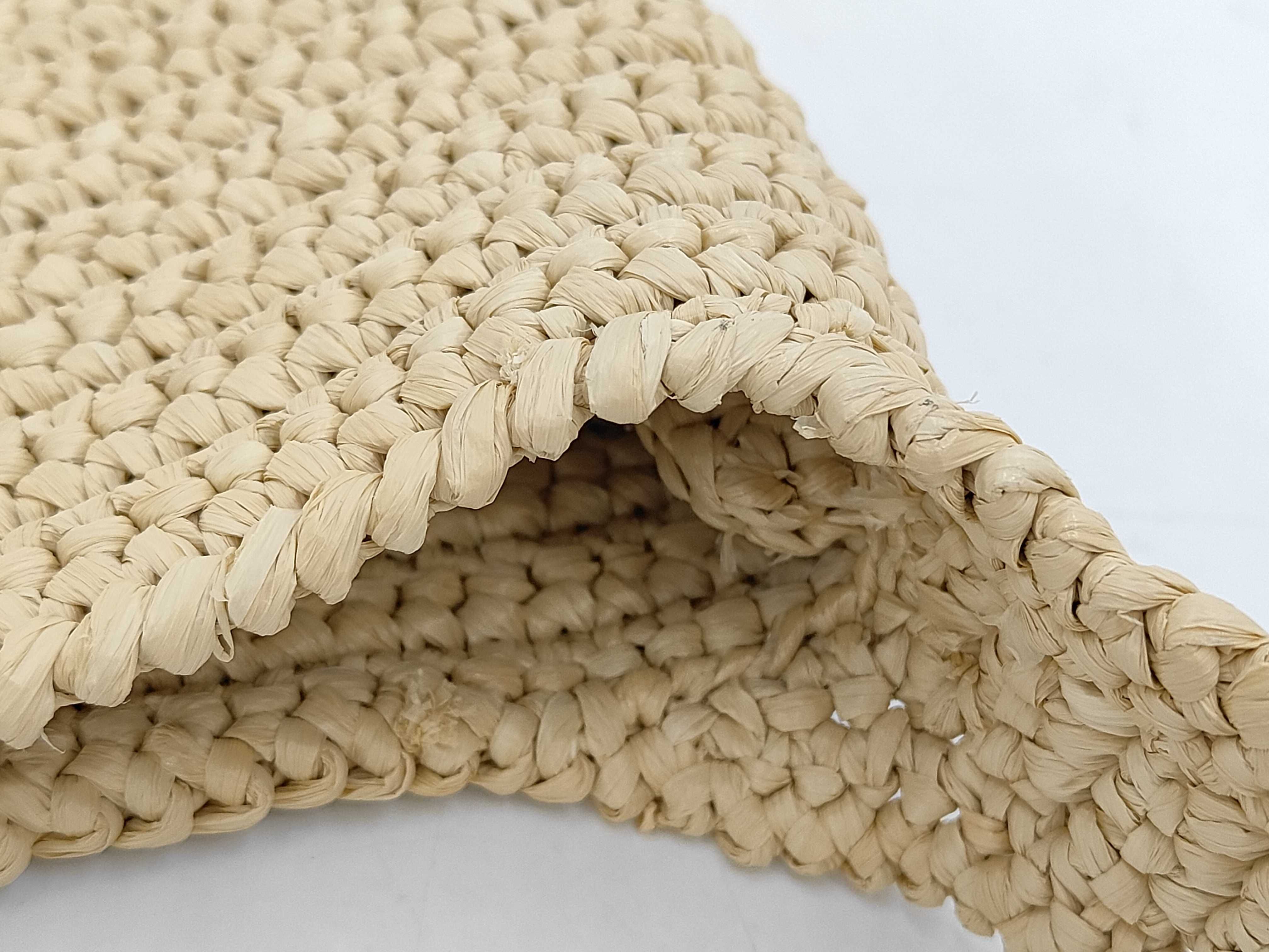 Raffia Shoulder Bag 1BC184 Crossbody Pouch Basket Bag — view 11