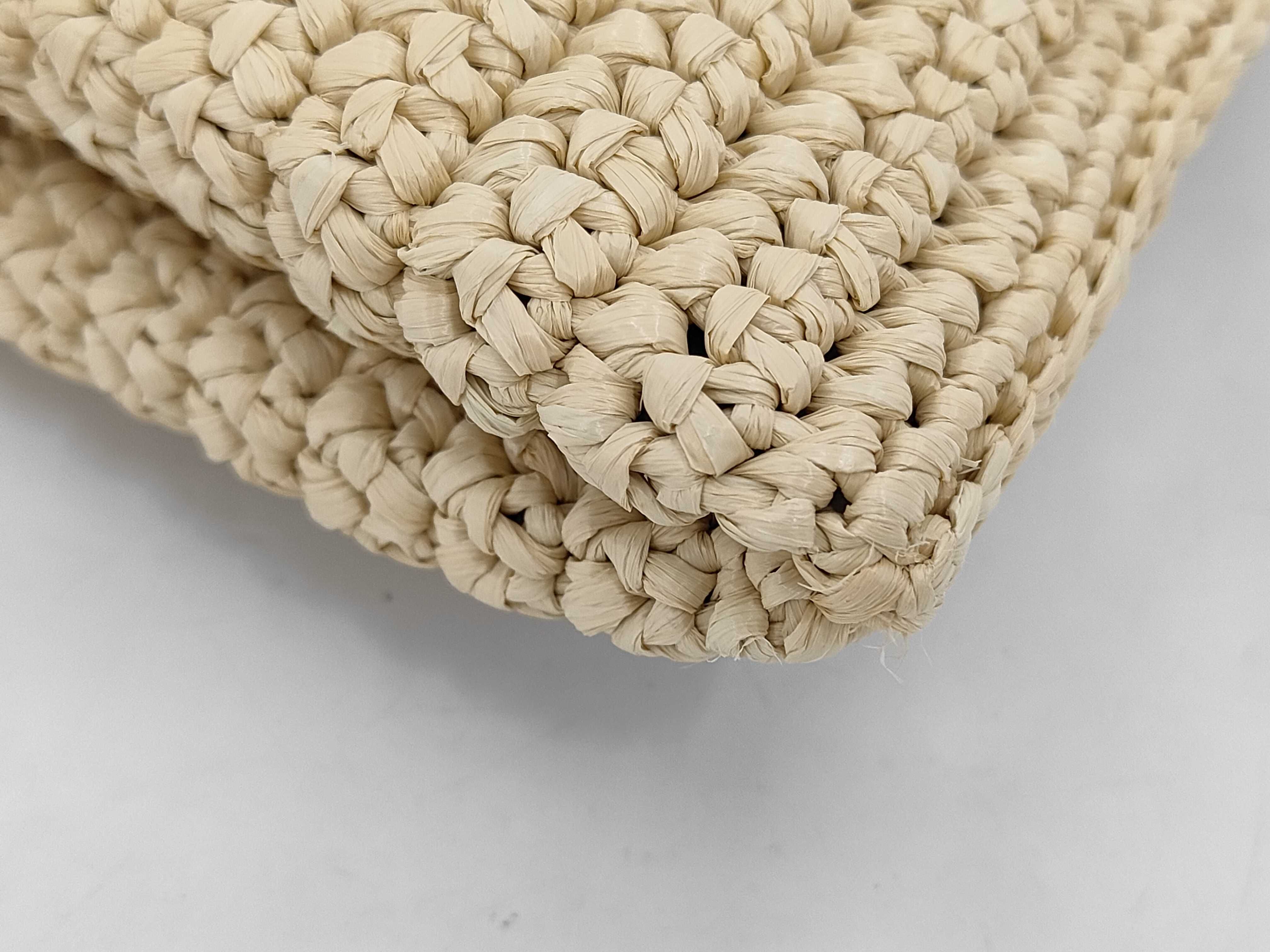 Raffia Shoulder Bag 1BC184 Crossbody Pouch Basket Bag — view 3