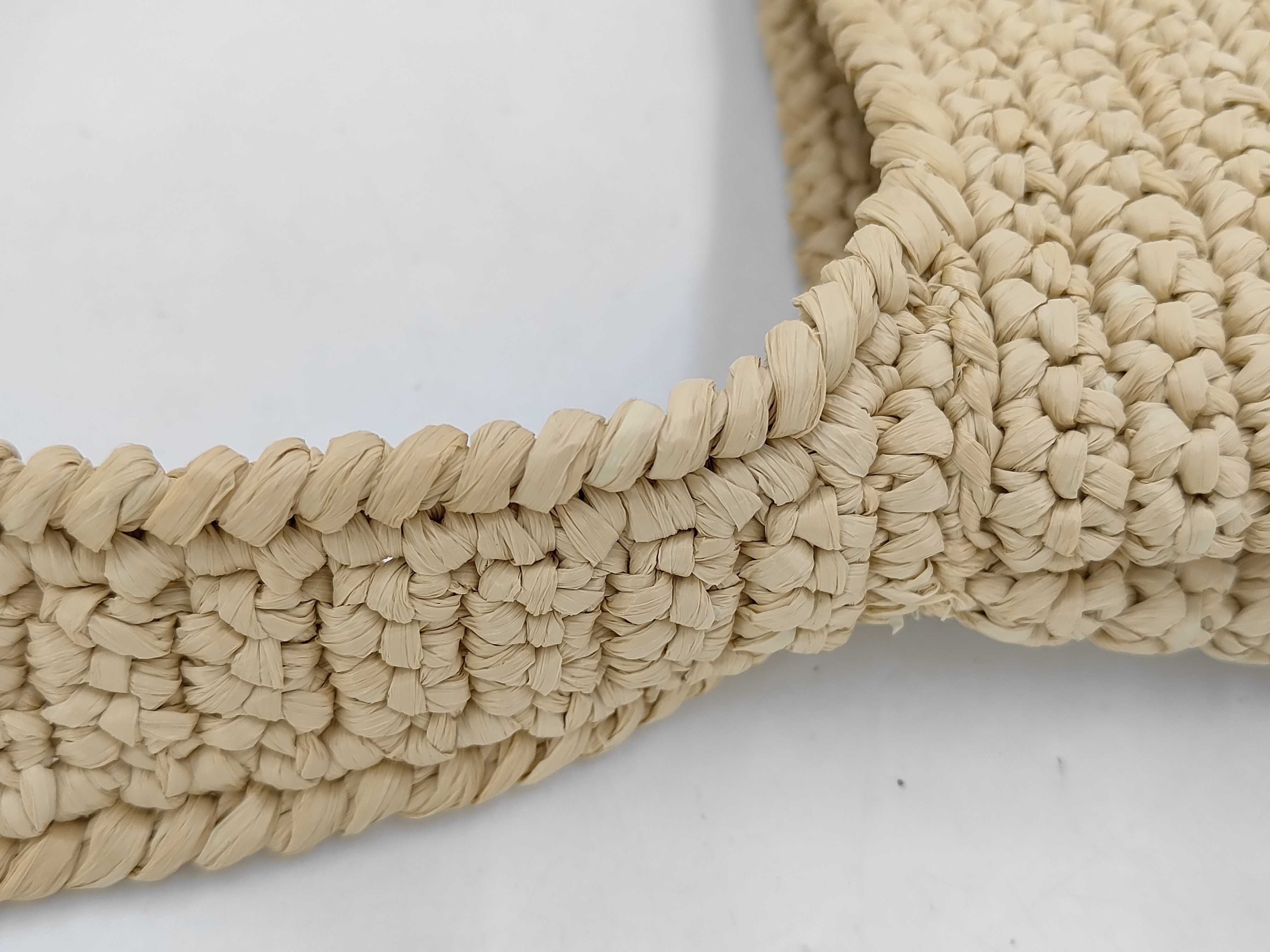 Raffia Shoulder Bag 1BC184 Crossbody Pouch Basket Bag — view 7