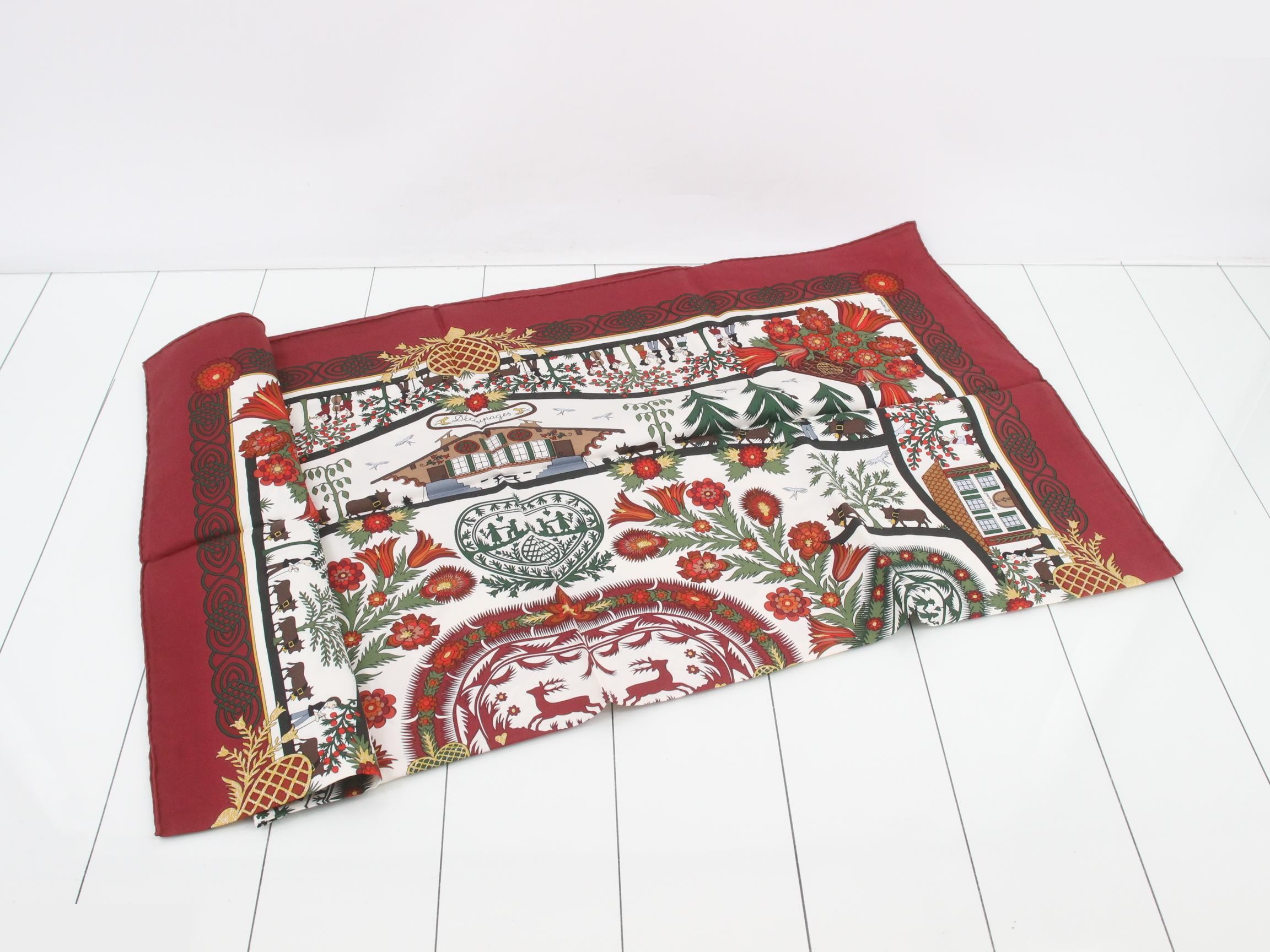 Carre 90 Decoupages Paper Cutout Scarf — view 3