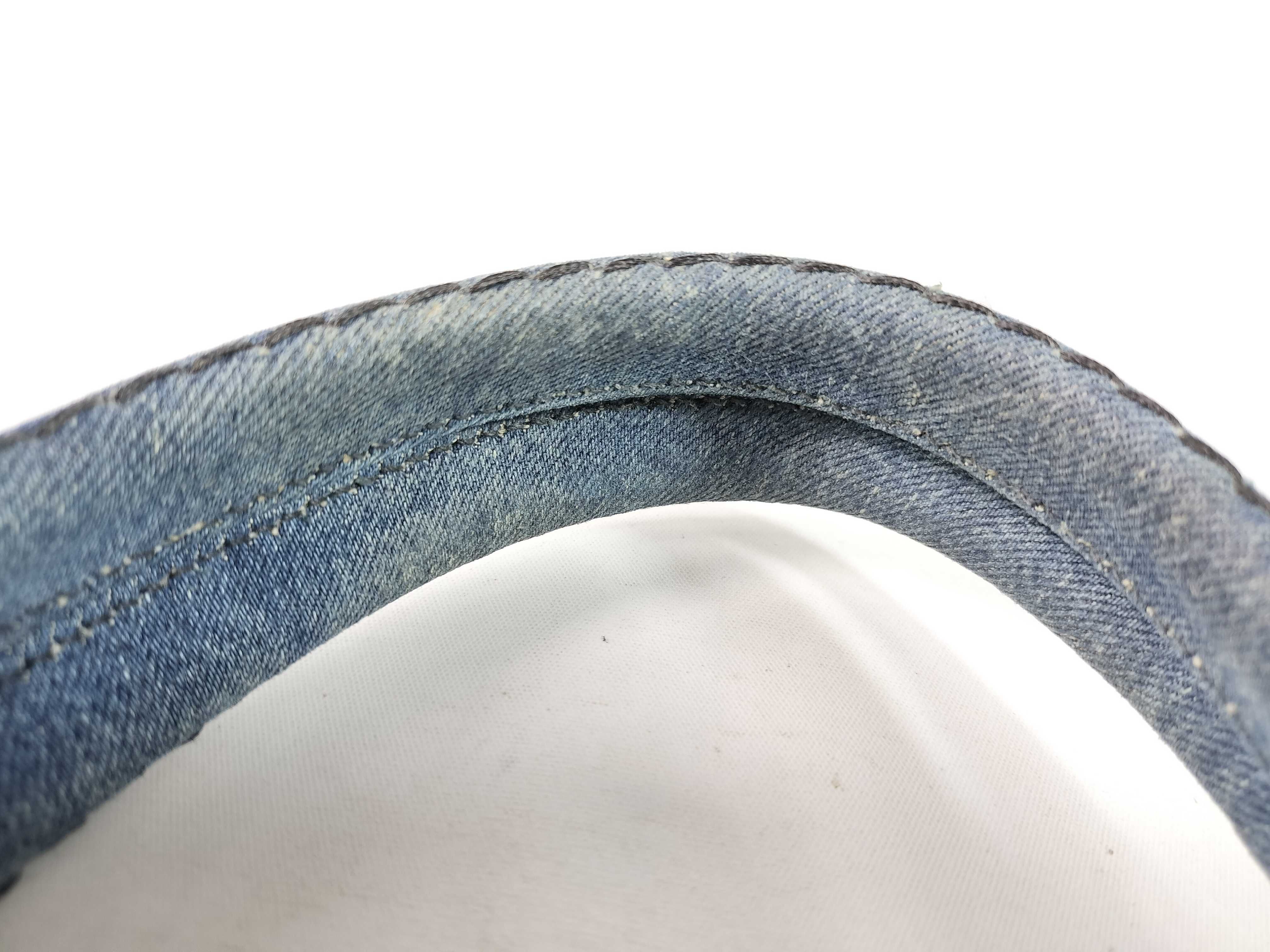 Mini Canapa Denim 2-Way Tote Bag, Blue, 1BG439 (Tote Bag) — view 12