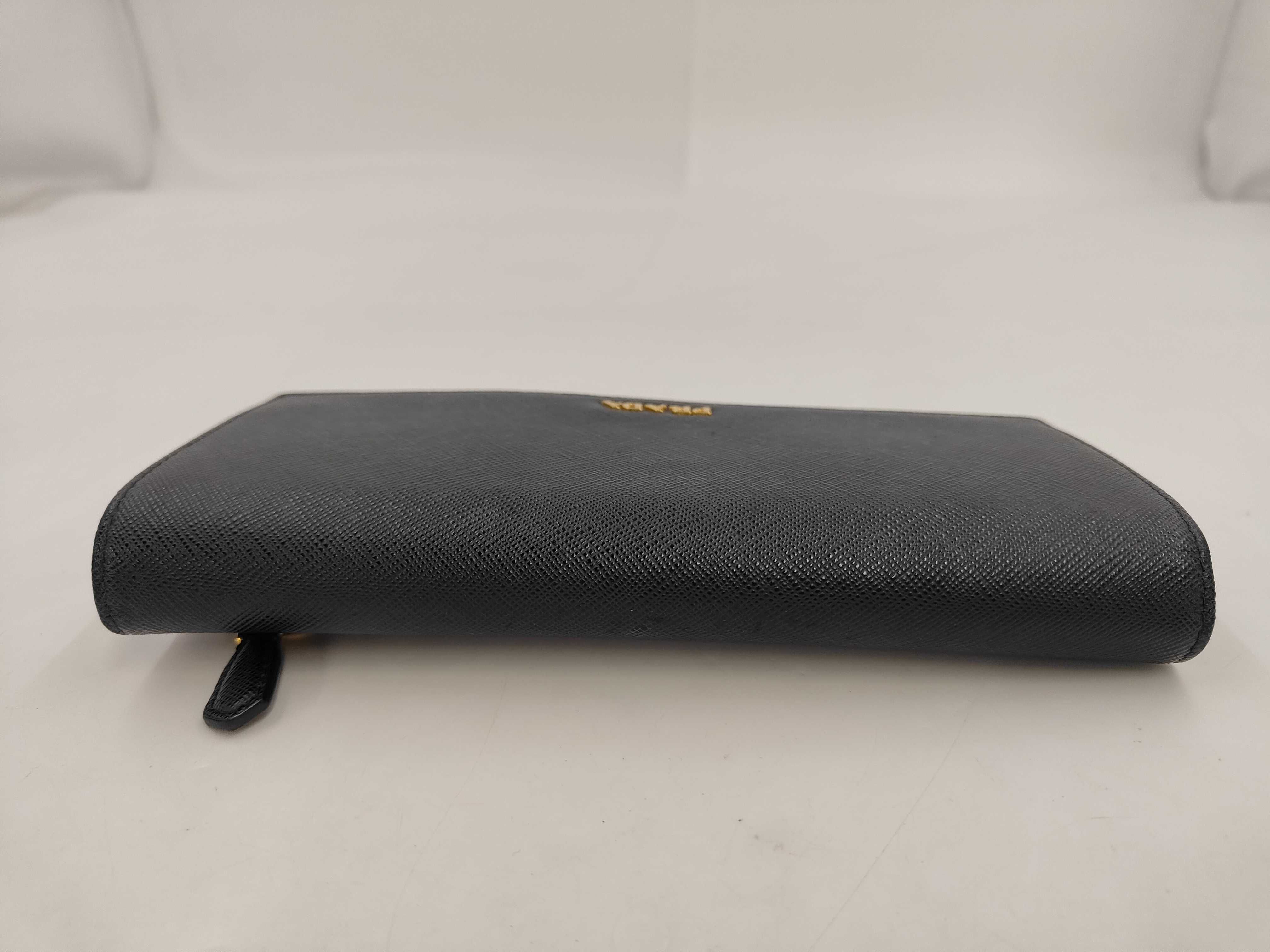 Saffiano Leather Long Wallet 2ML220 (Black) — view 5
