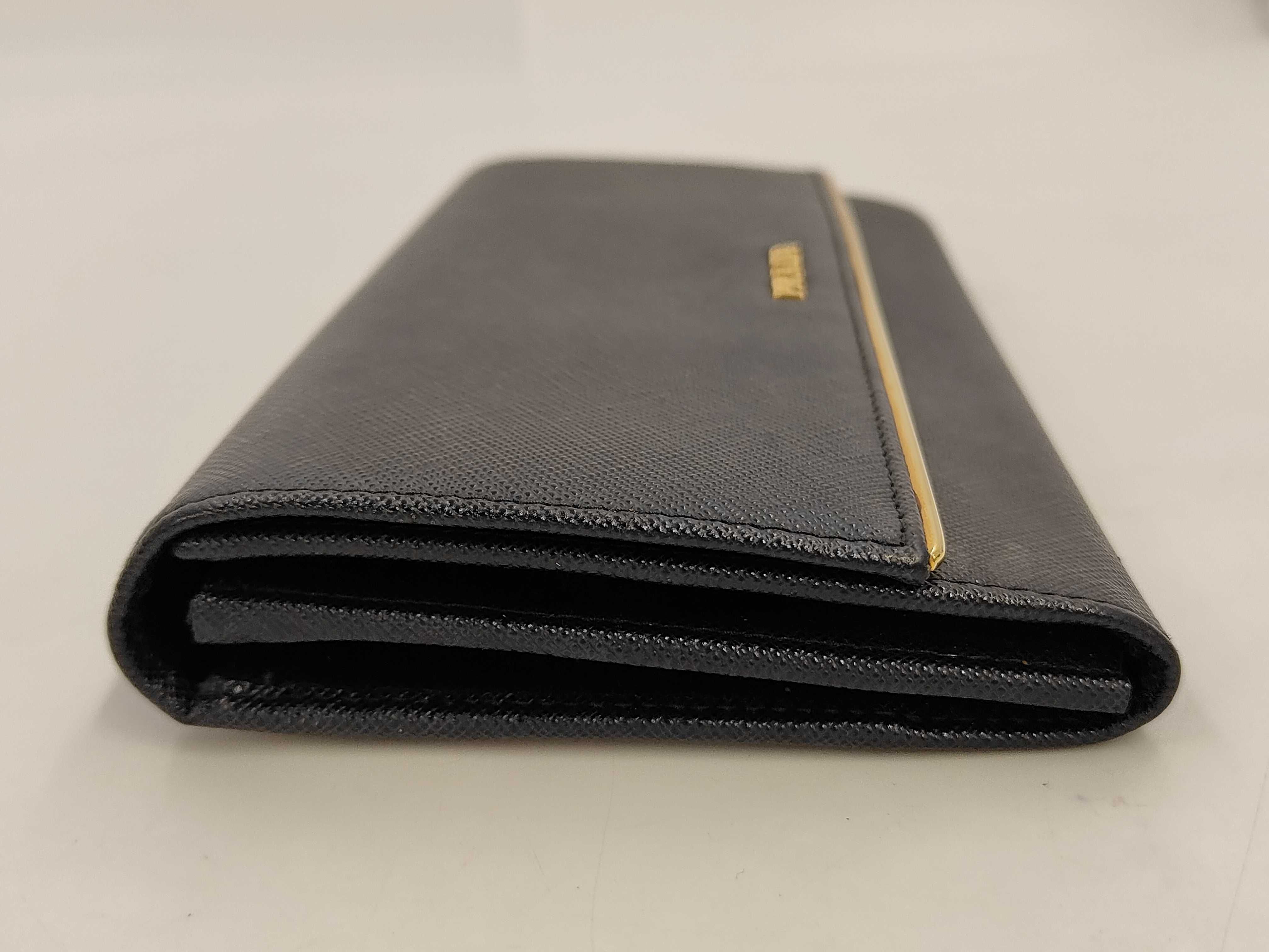 Saffiano Leather Long Wallet 2ML220 (Black) — view 6