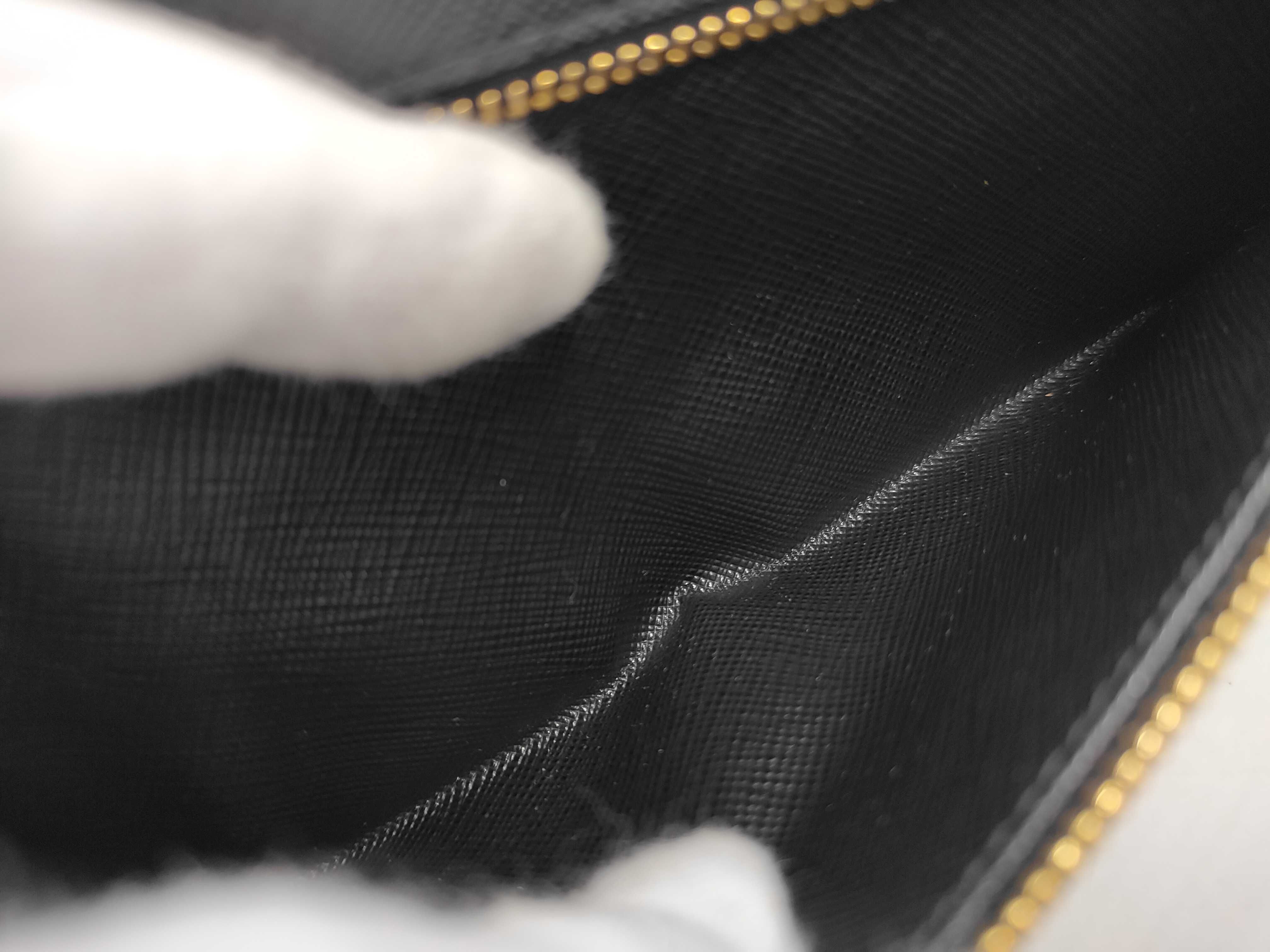 Saffiano Leather Long Wallet 2ML220 (Black) — view 8