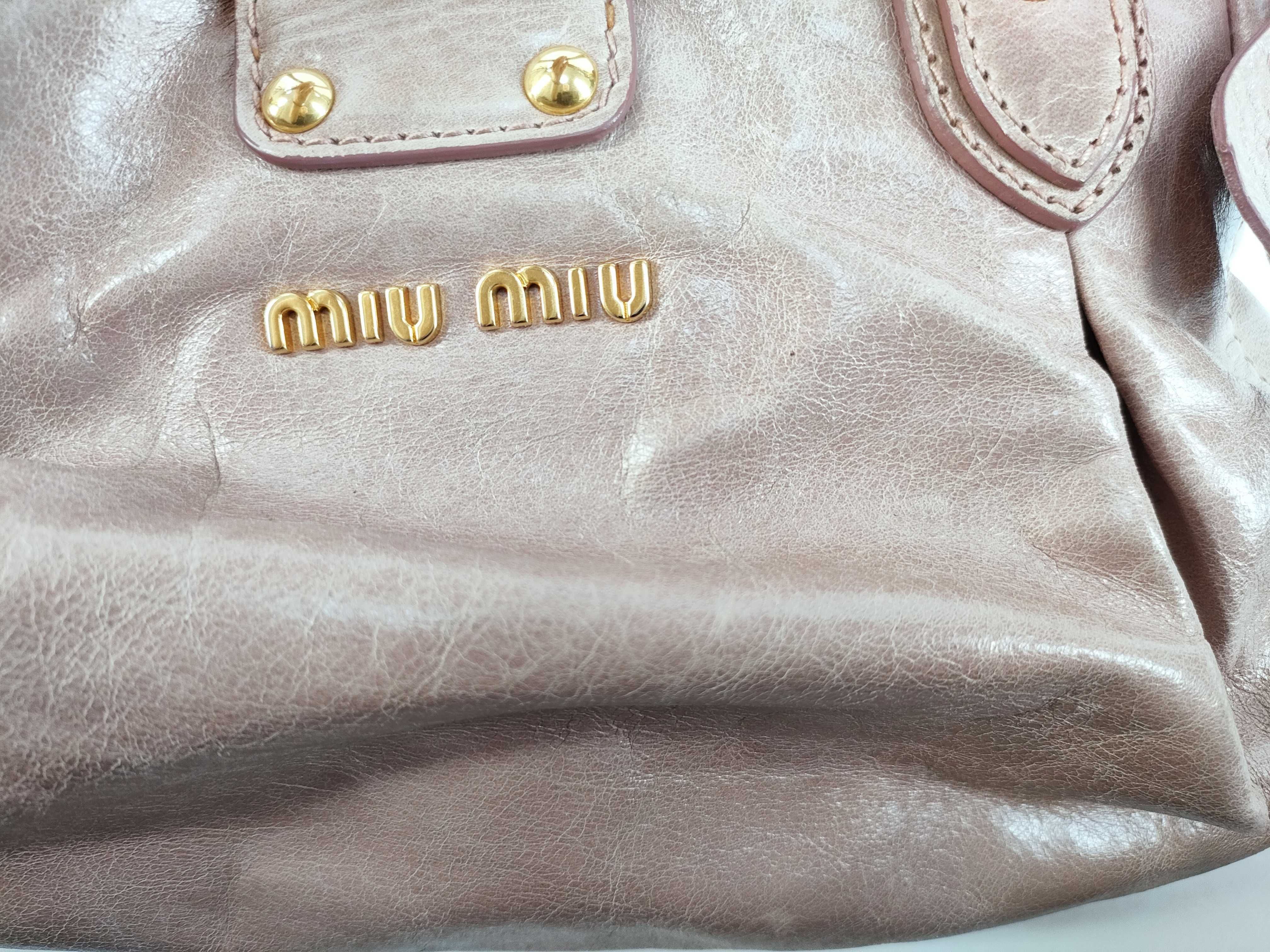 Archive 2-way Handbag/Shoulder Bag with Side Ribbon, Pink, Vitello Handbag — view 13