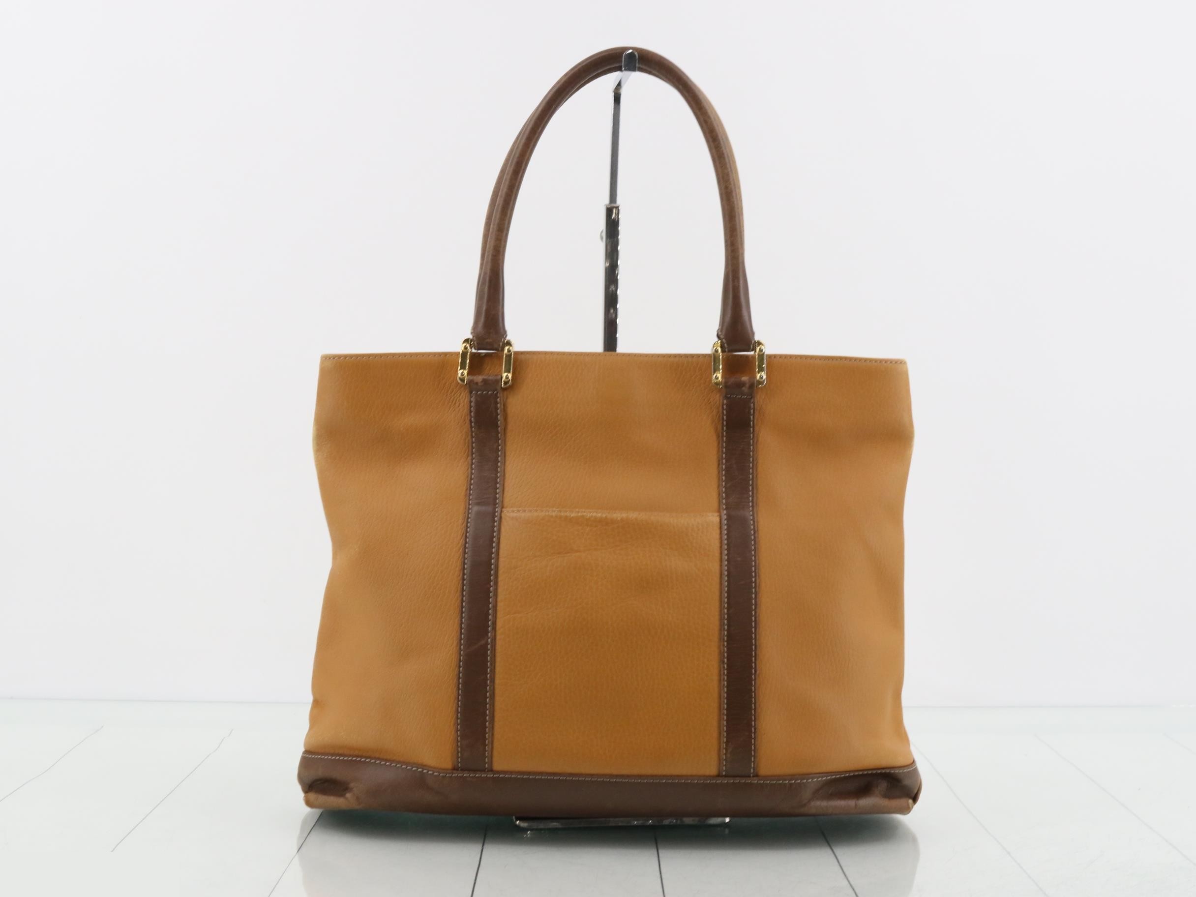 Anagram Leather Tote Bag — view 2