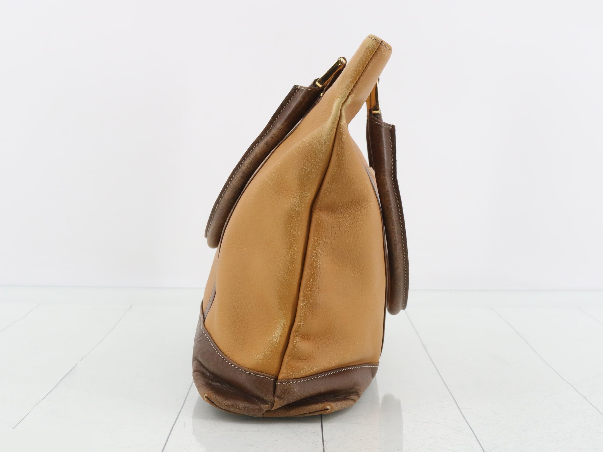 Anagram Leather Tote Bag — view 3