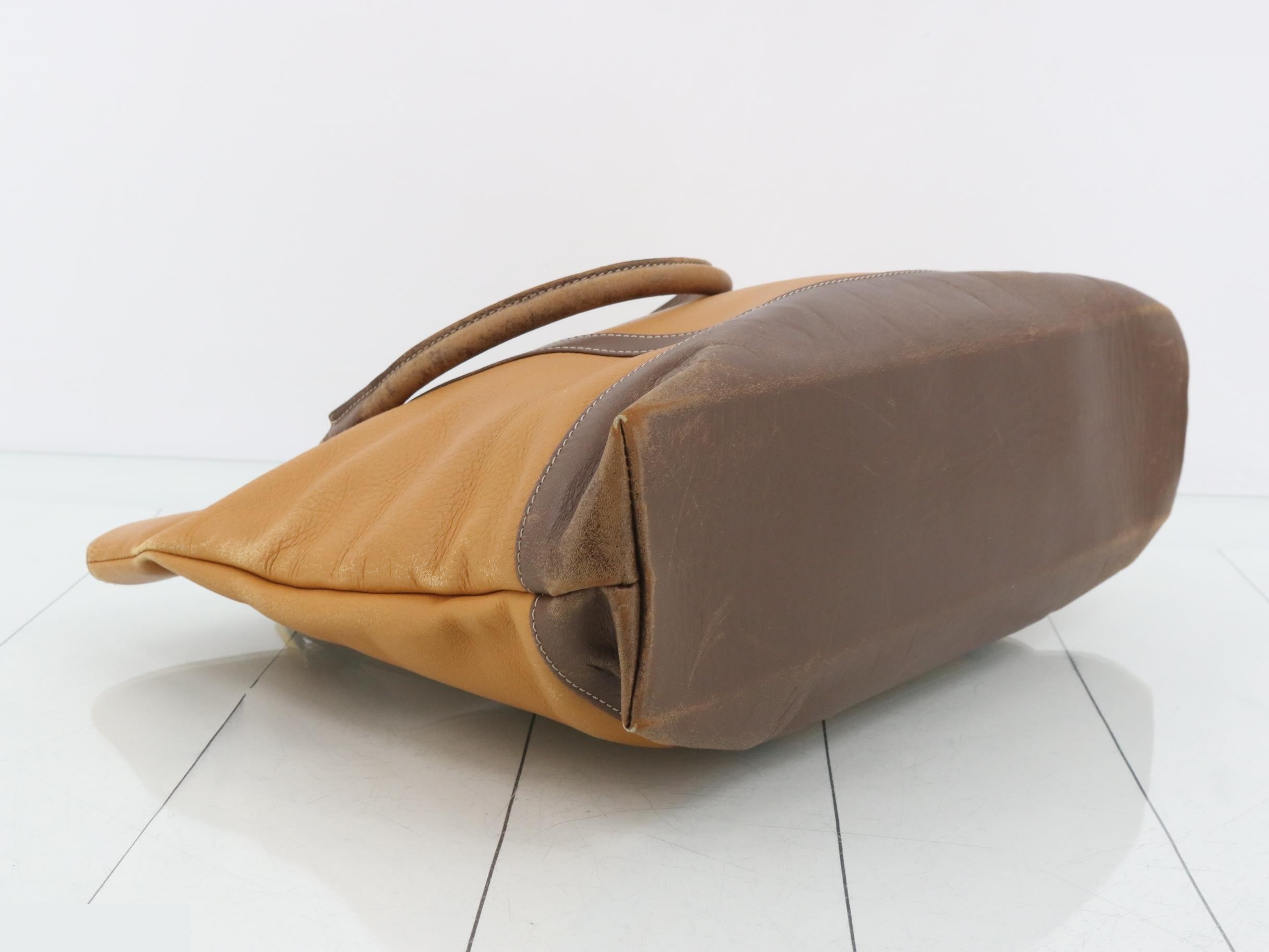 Anagram Leather Tote Bag — view 5
