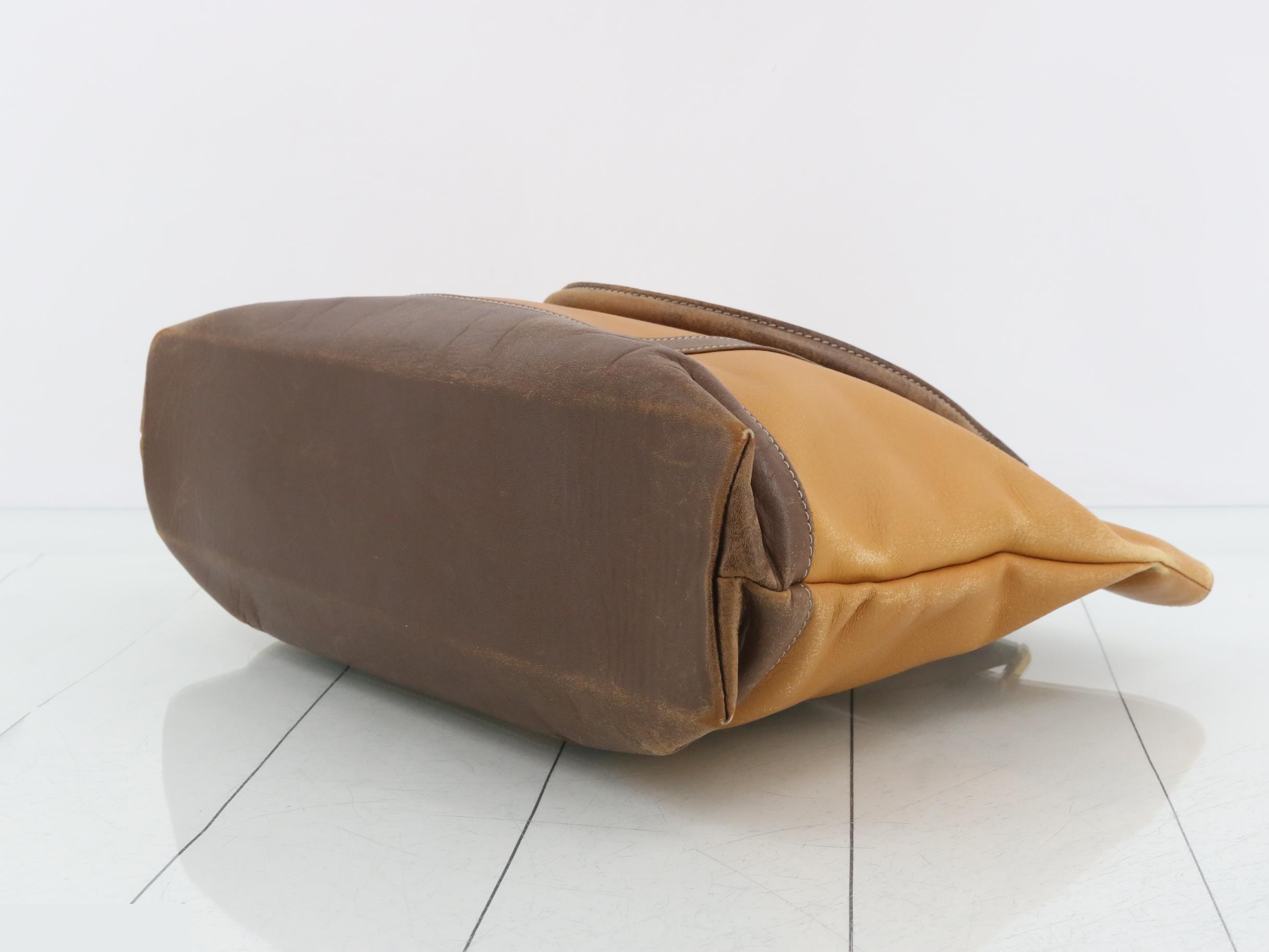 Anagram Leather Tote Bag — view 6