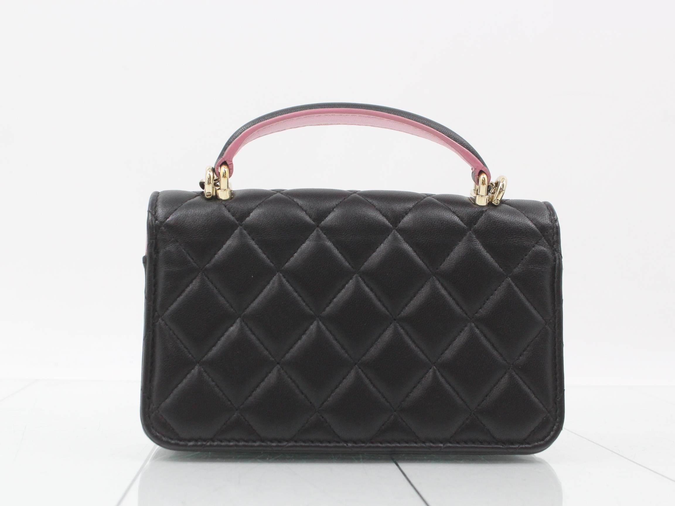 2-way lambskin chain wallet — view 2