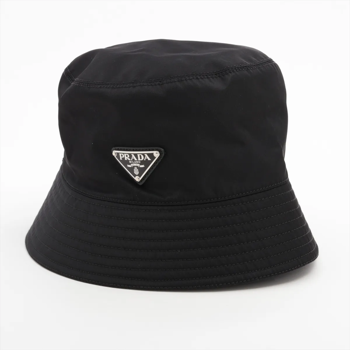 2HC137 Re Nylon Bucket Hat L Polyamide Black — view 2