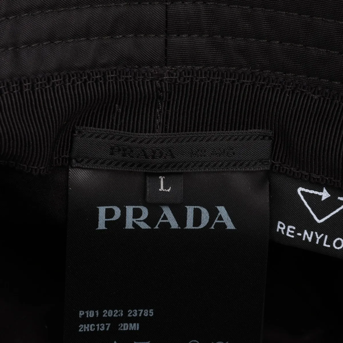 2HC137 Re Nylon Bucket Hat L Polyamide Black — view 5