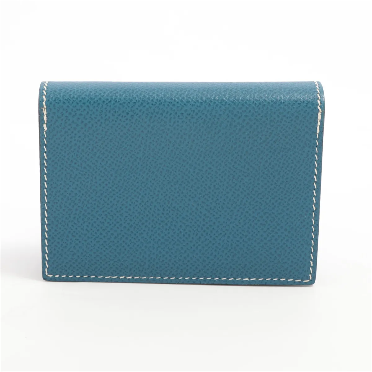 Sakura Veau Epsom Card Case, Blue, Silver Hardware G: 2003 — view 2